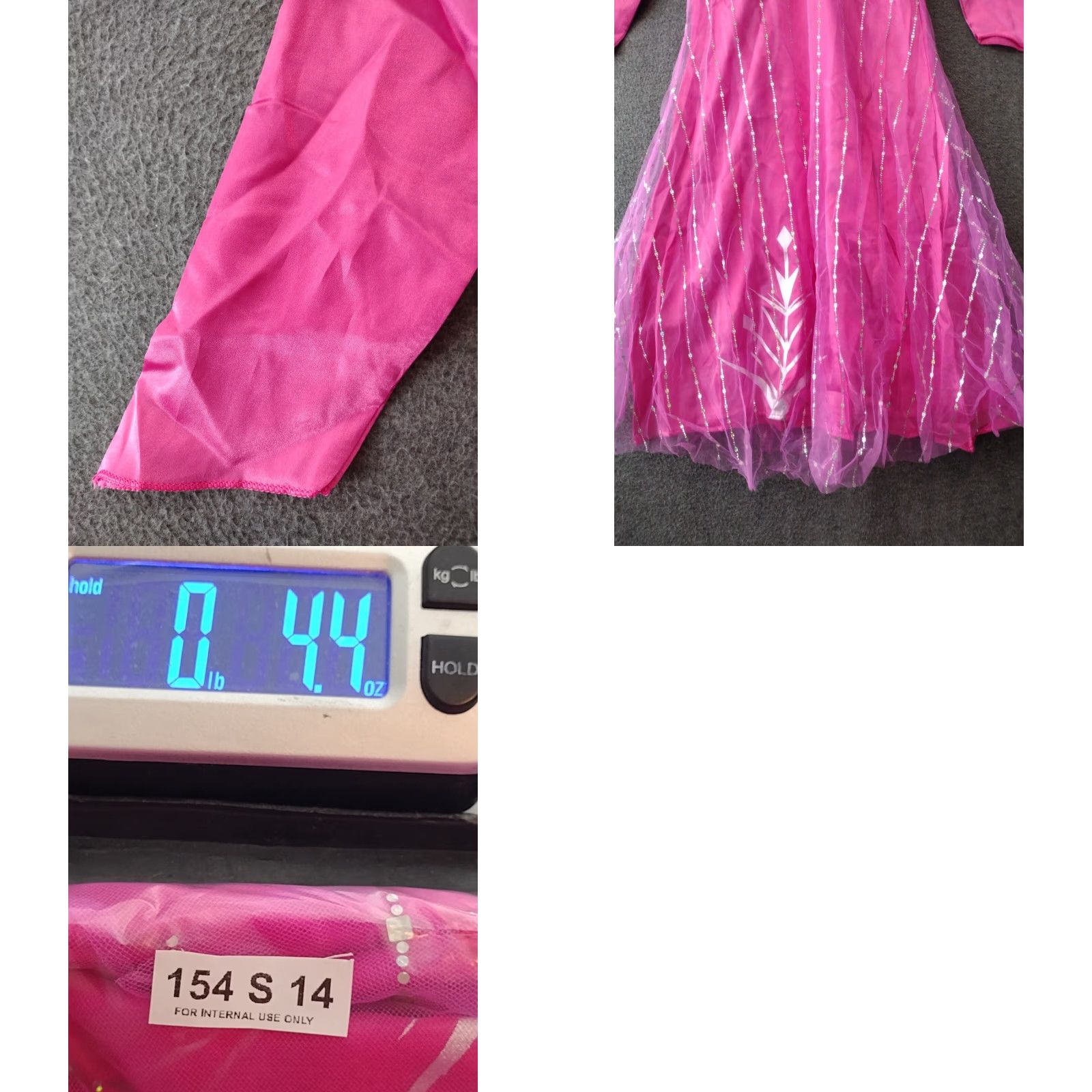 Vintage Fashion Princess Dress Up Girls S Small Pink Satin Rhinestones Costume Satine Dress Up Princess Girls S Pink Satin Rhinestones Costume Size ONE SIZE - 9 Thumbnail