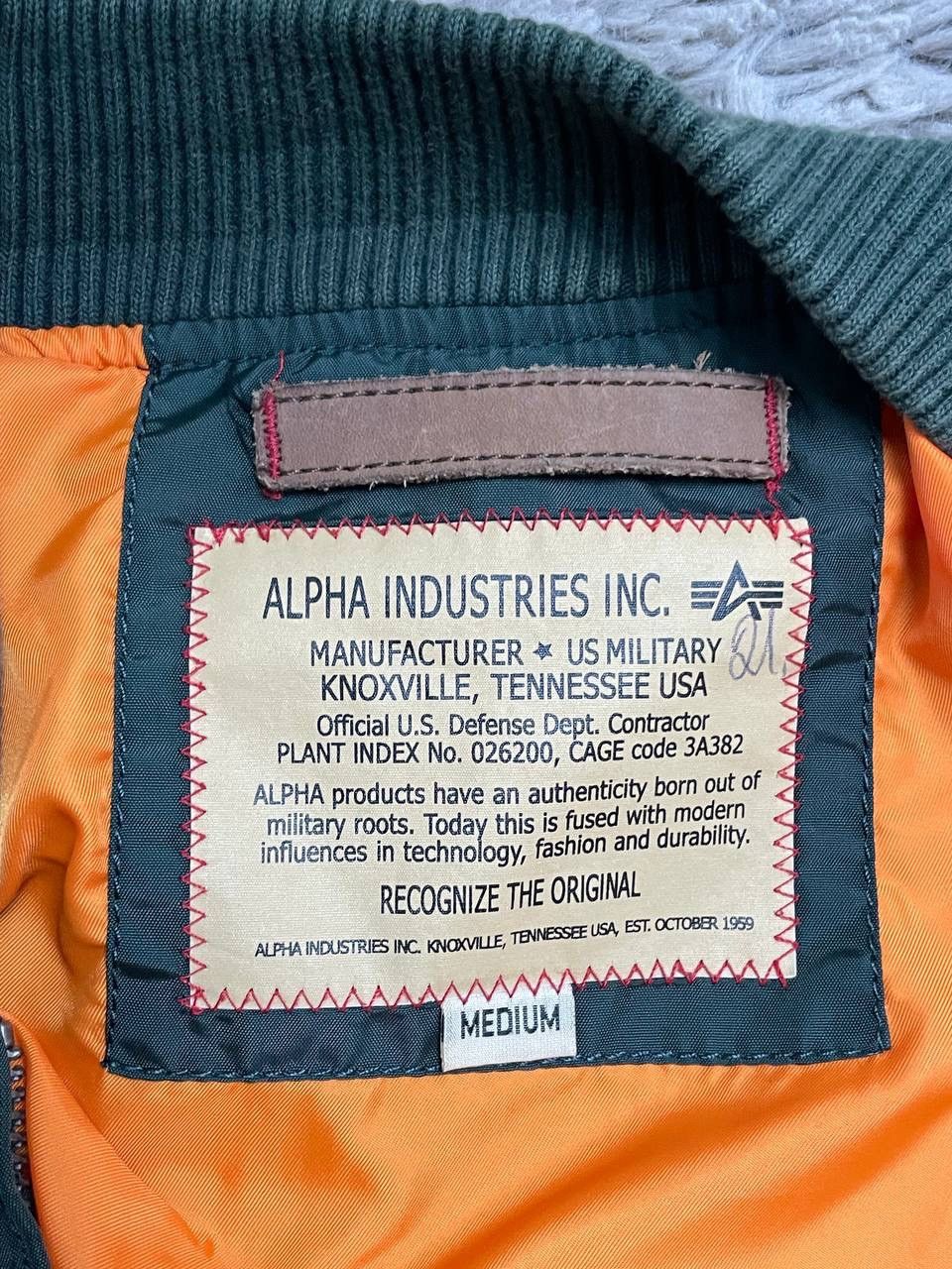 Alpha Industries × Vintage Alpha Industries Bomber Jacket MA1 Oversized Y2k Size US M / EU 48-50 / 2 - 8 Thumbnail
