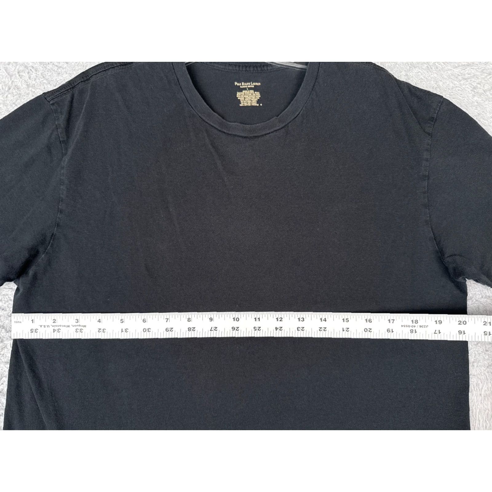 Ralph Lauren Nike Polo Ralph Lauren Shirt Adult Large Black Short Sleeve Crew Neck Cotton Read Size US L / EU 52-54 / 3 - 7 Thumbnail
