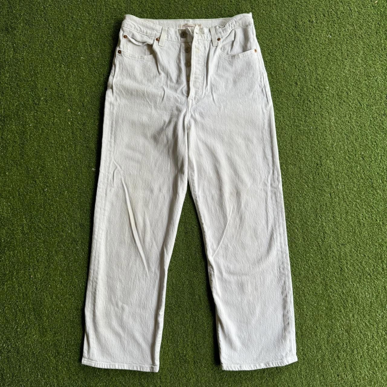Levi's Levi's Women's White Jeans Size 30" / US 8 / IT 44 - 1 Thumbnail