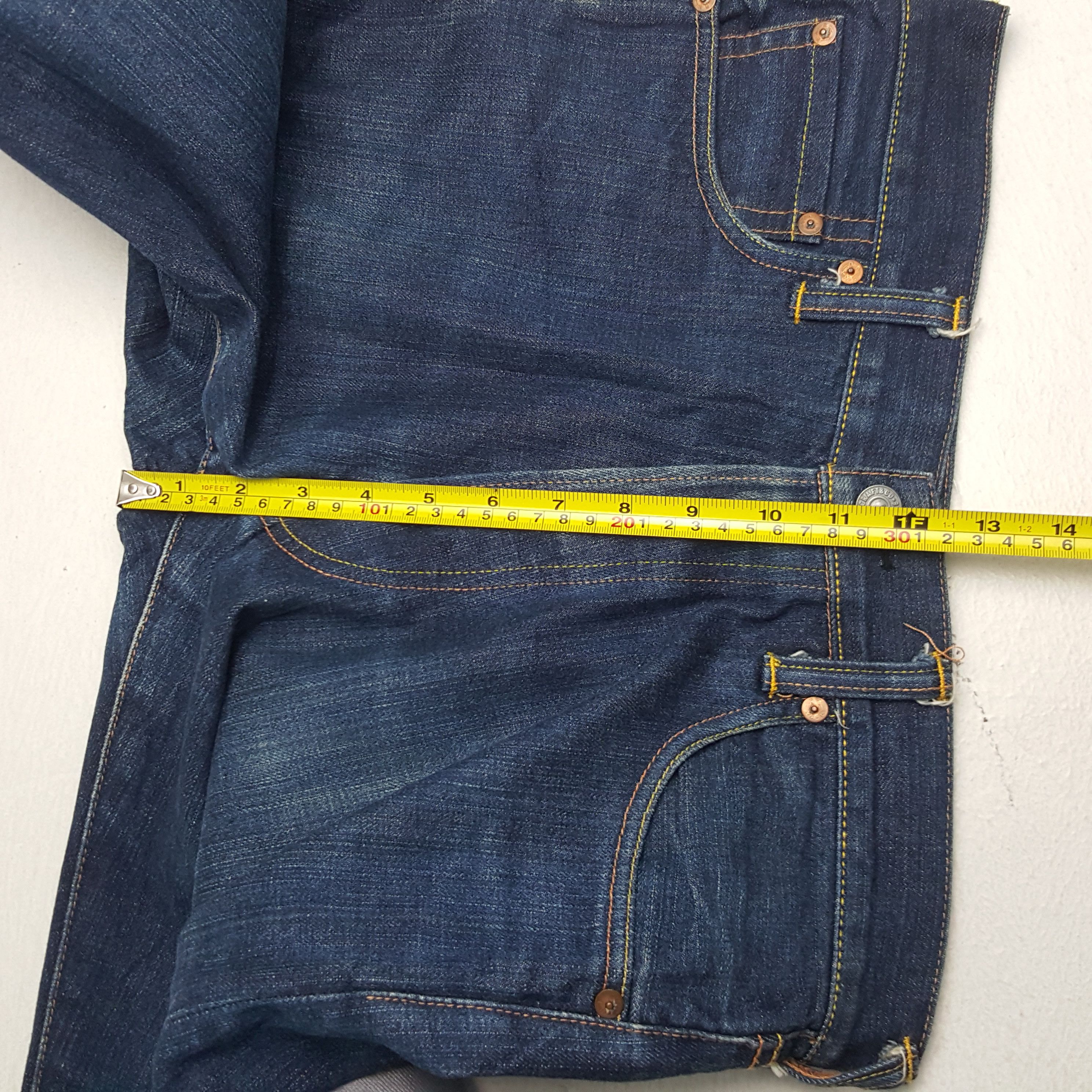 Evisu × Japanese Brand × Vintage Vintage Evisu Japanese Brand Daicock Custom Art Denim Jeans Size US 29 - 10 Thumbnail