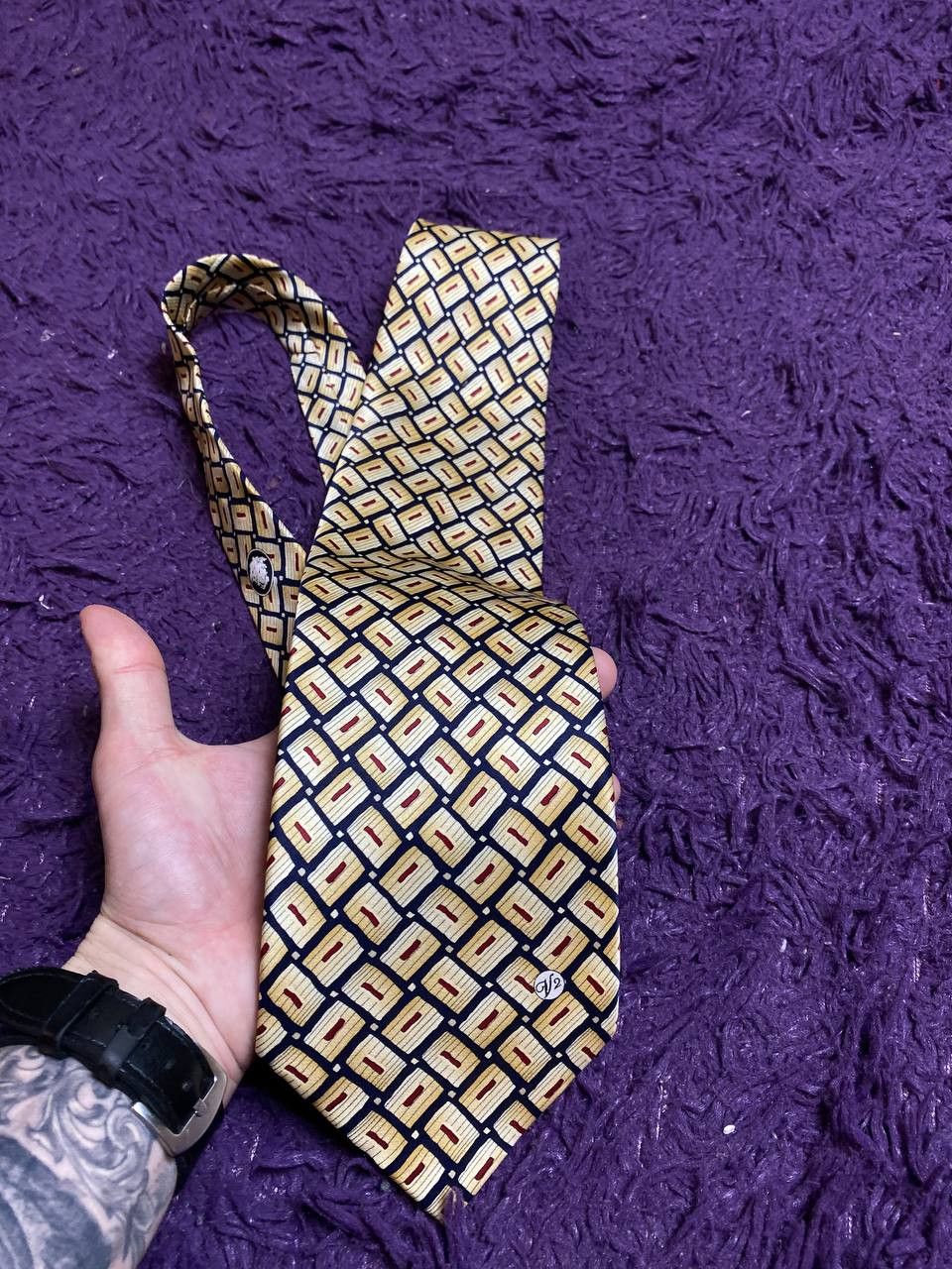 Versace Versace Vintage Versace Silk Tie Size ONE SIZE - 11 Thumbnail