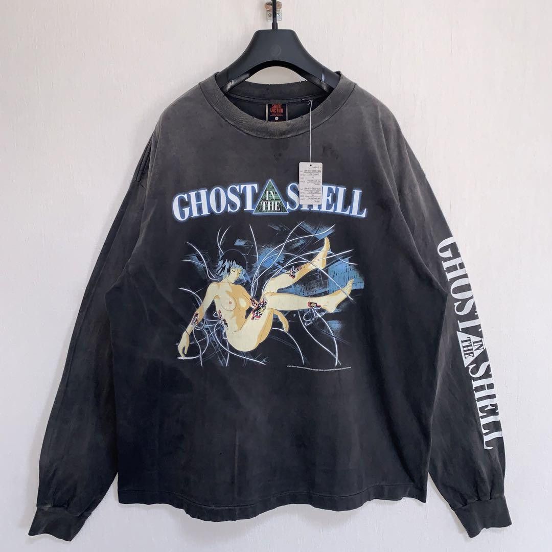 SAINT MICHAEL GS_LS TEE ILYA GITS BLACK