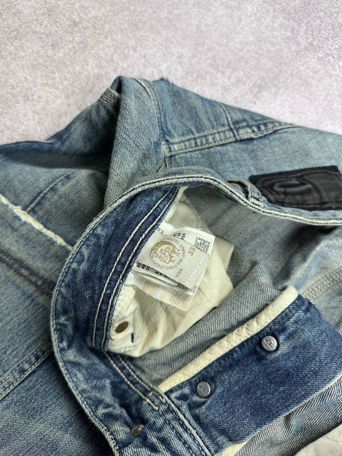 Diesel Vintage Diesel Baggy Workwear Avantgarde Y2K Jeans 33 Size US 33 - 12 Thumbnail