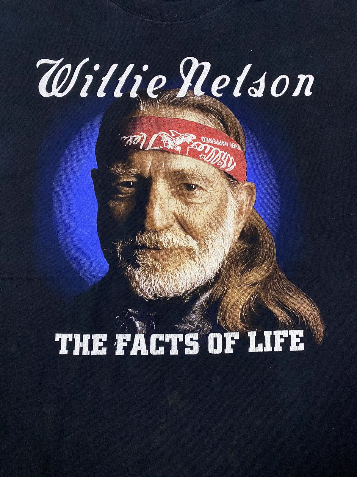 Band Tees Vintage Willie Nelson - The Facts of Life Book Promo Tour Size US XL / EU 56 / 4 - 7 Thumbnail