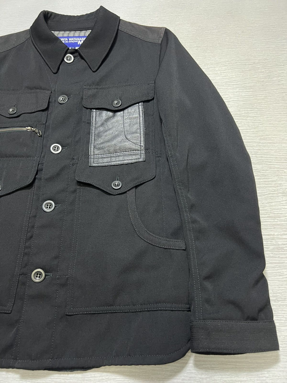 Junya Watanabe Junya Watanabe - Hervier Production - Leather Pockets Jacket Size US XS / EU 42 / 0 - 7 Thumbnail
