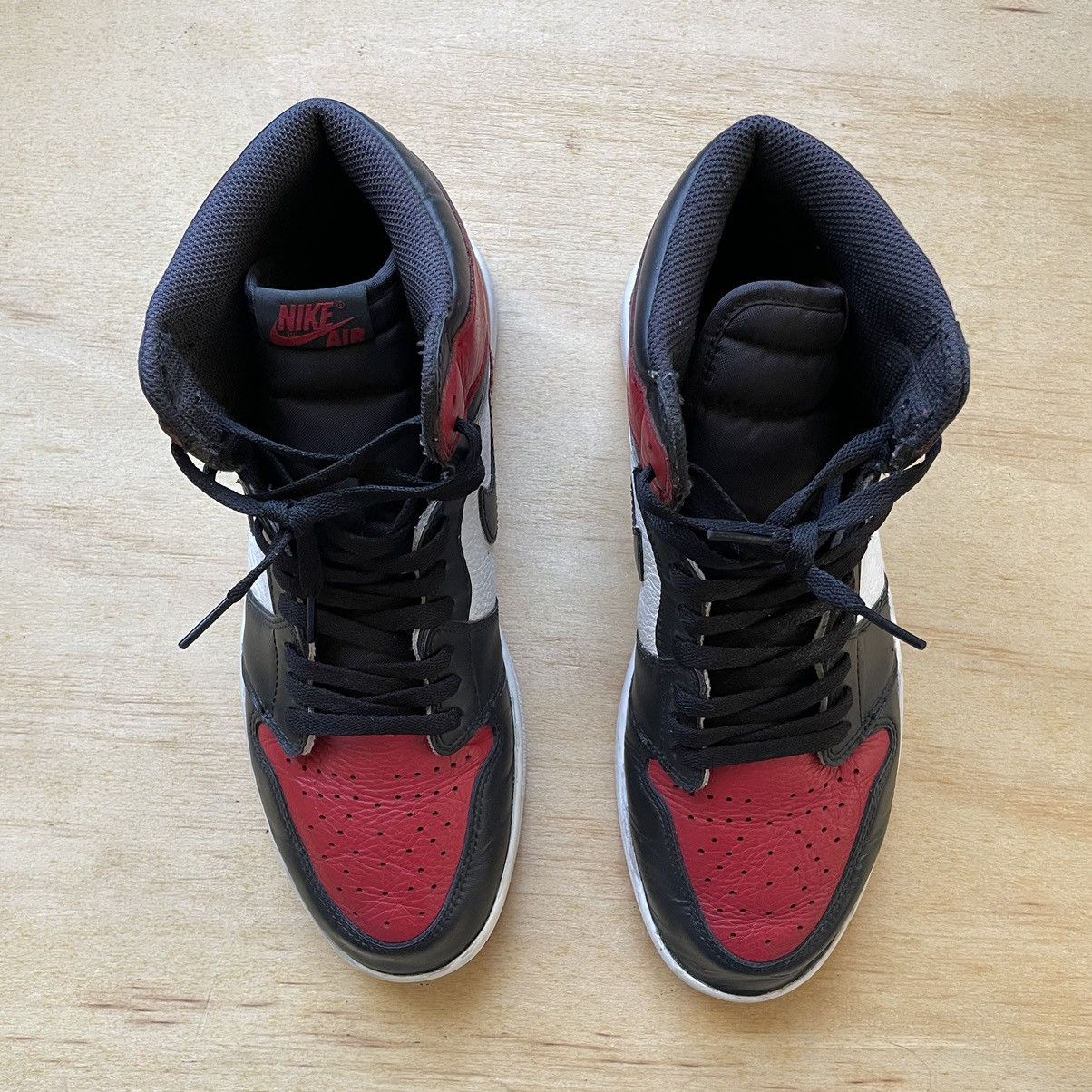 Jordan Brand Air Jordan 1 'Bred Toe' Size US 12 / EU 45 - 8 Thumbnail