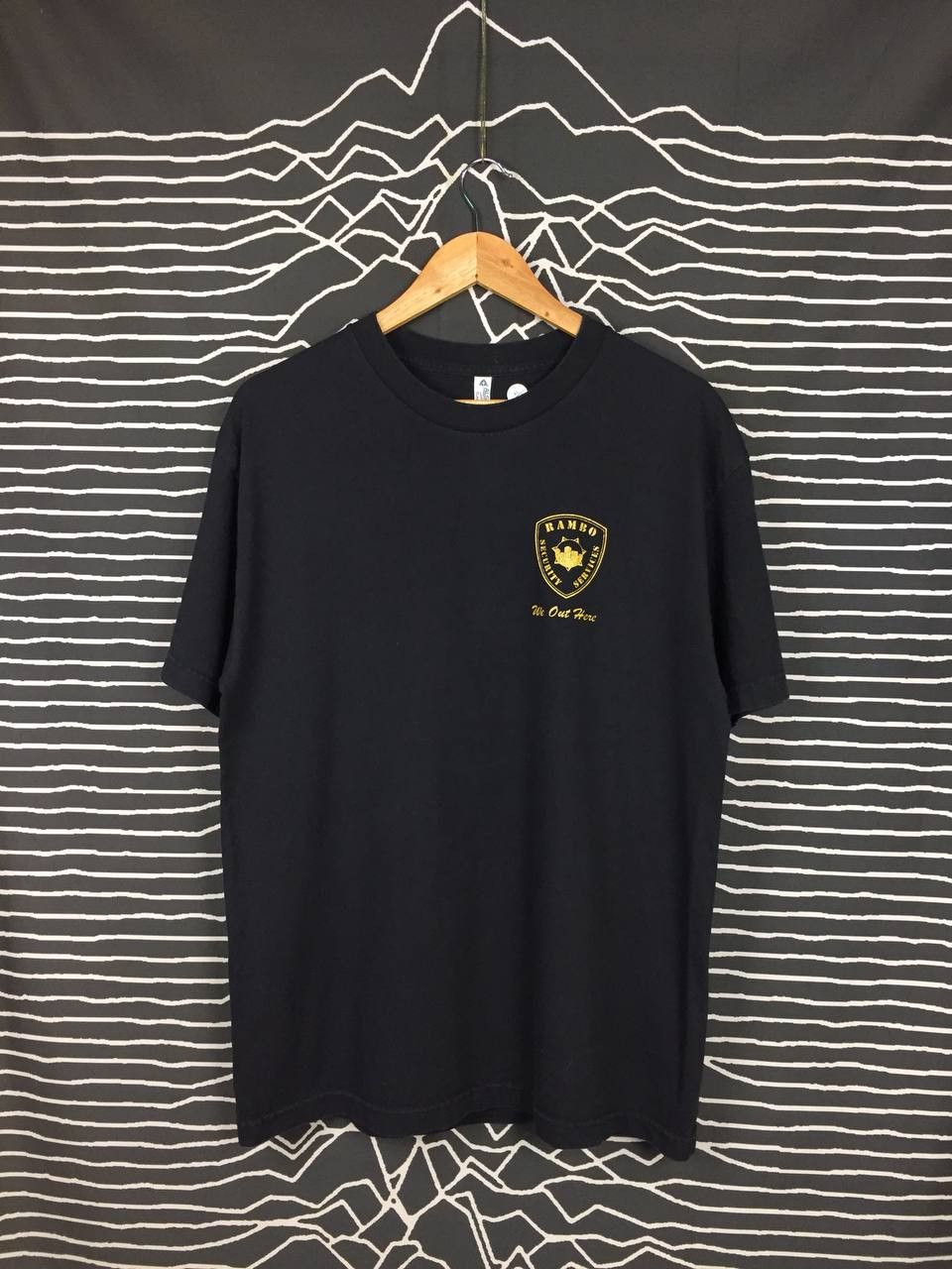 Vintage Rambo Security Services Total Response And Protection Tee Size US L / EU 52-54 / 3 - 4 Thumbnail