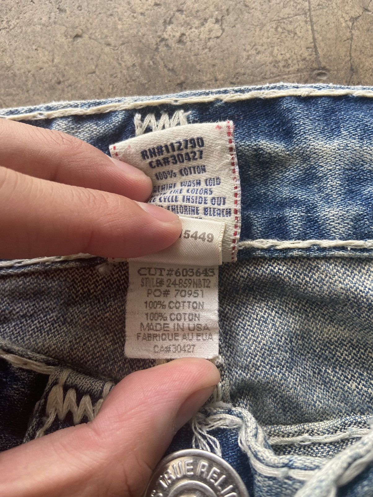True Religion True Religion ricky super T Size US 33 - 11 Thumbnail