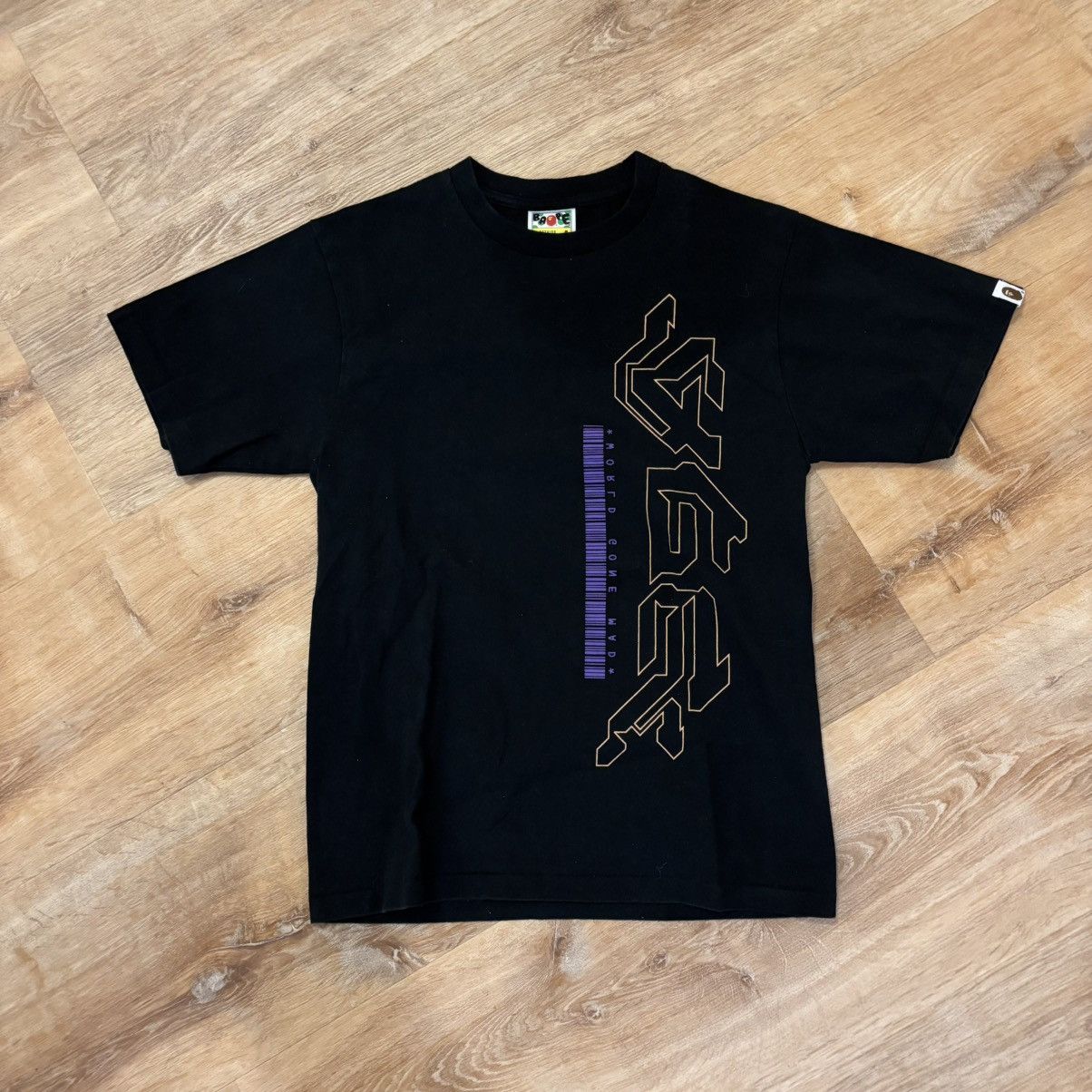 Bape Bape Multi Logo Tee Shirt Size Small Size US S / EU 44-46 / 1 - 1 Thumbnail