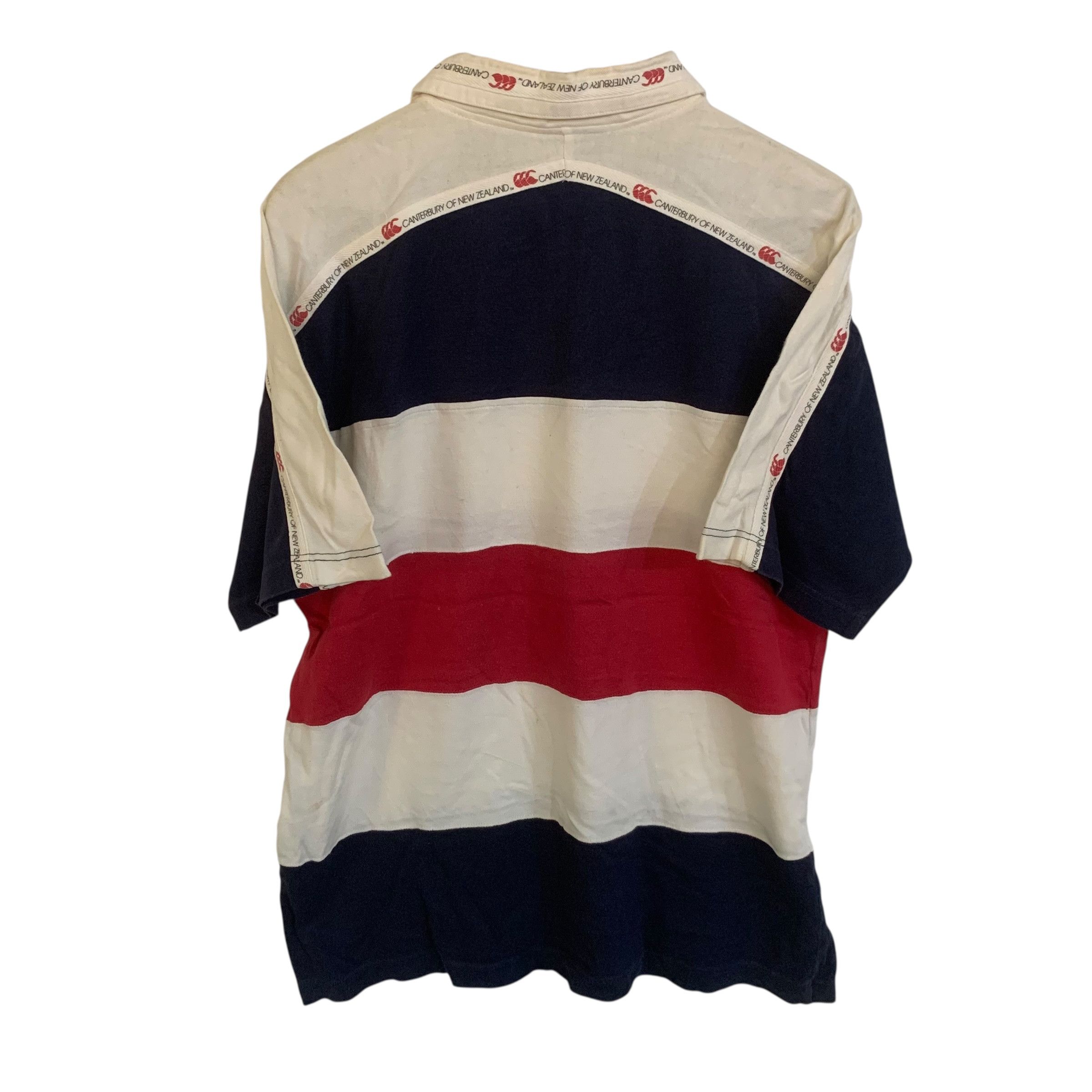 Canterbury of New Zealand Canterbury Polo Shirt Striped Rare Medium Size US M / EU 48-50 / 2 - 2 Thumbnail