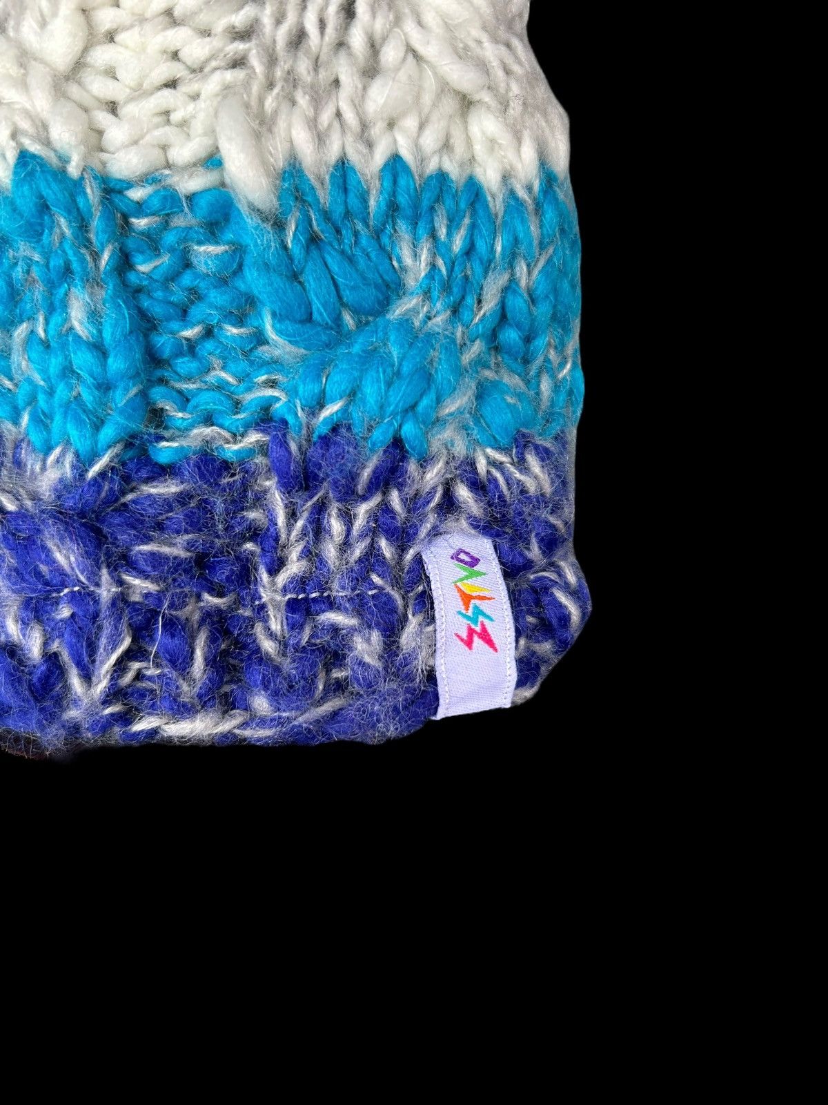 Japanese Brand × Kapital × Vintage Crochet Knitted Japanese Brand hairy Beanie Hats 🎌☠️☠️ Size ONE SIZE - 5 Thumbnail