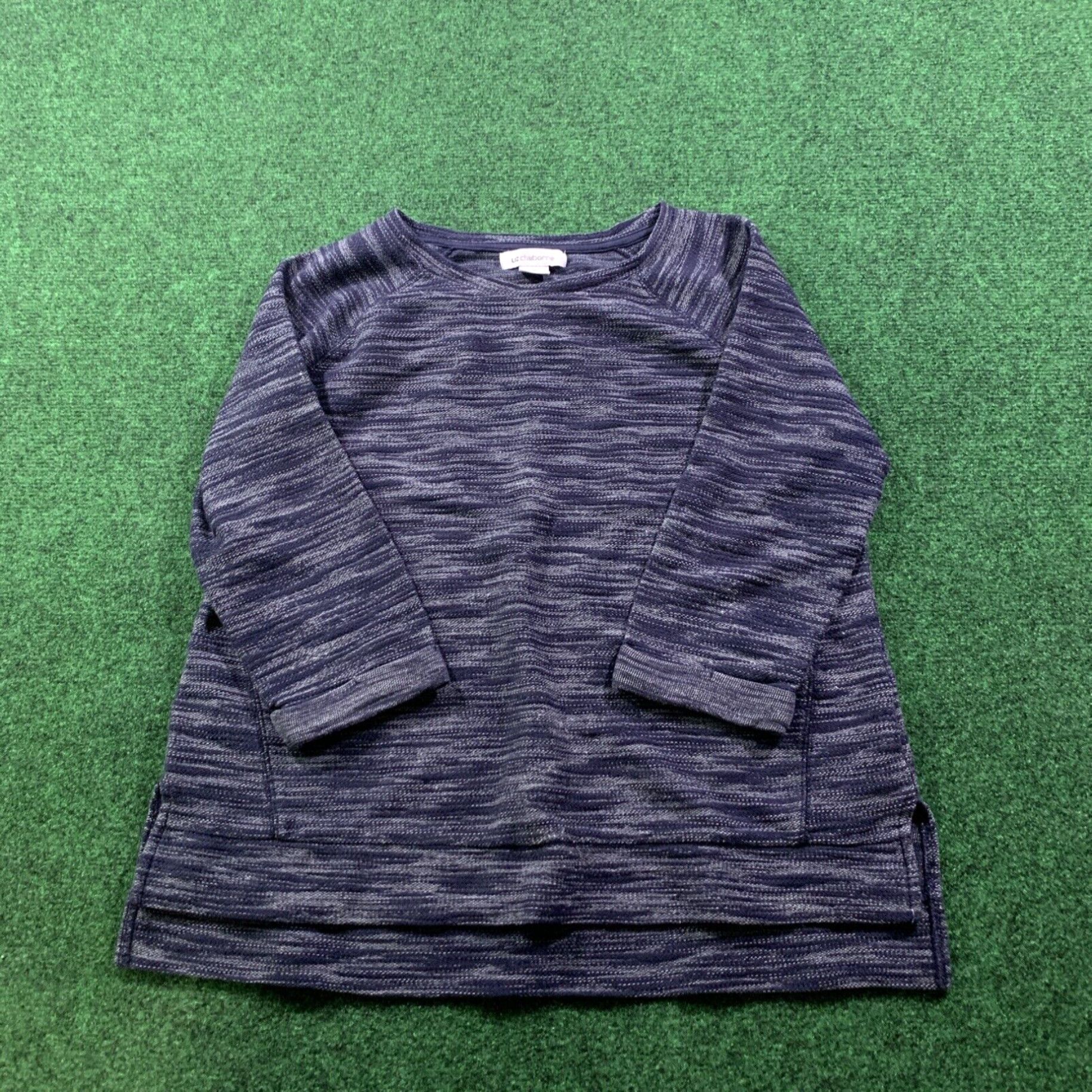 Vintage LIZ CLAIBORNE Woman's Size M Knit design Navy blue Size M / US 6-8 / IT 42-44 - 1 Thumbnail