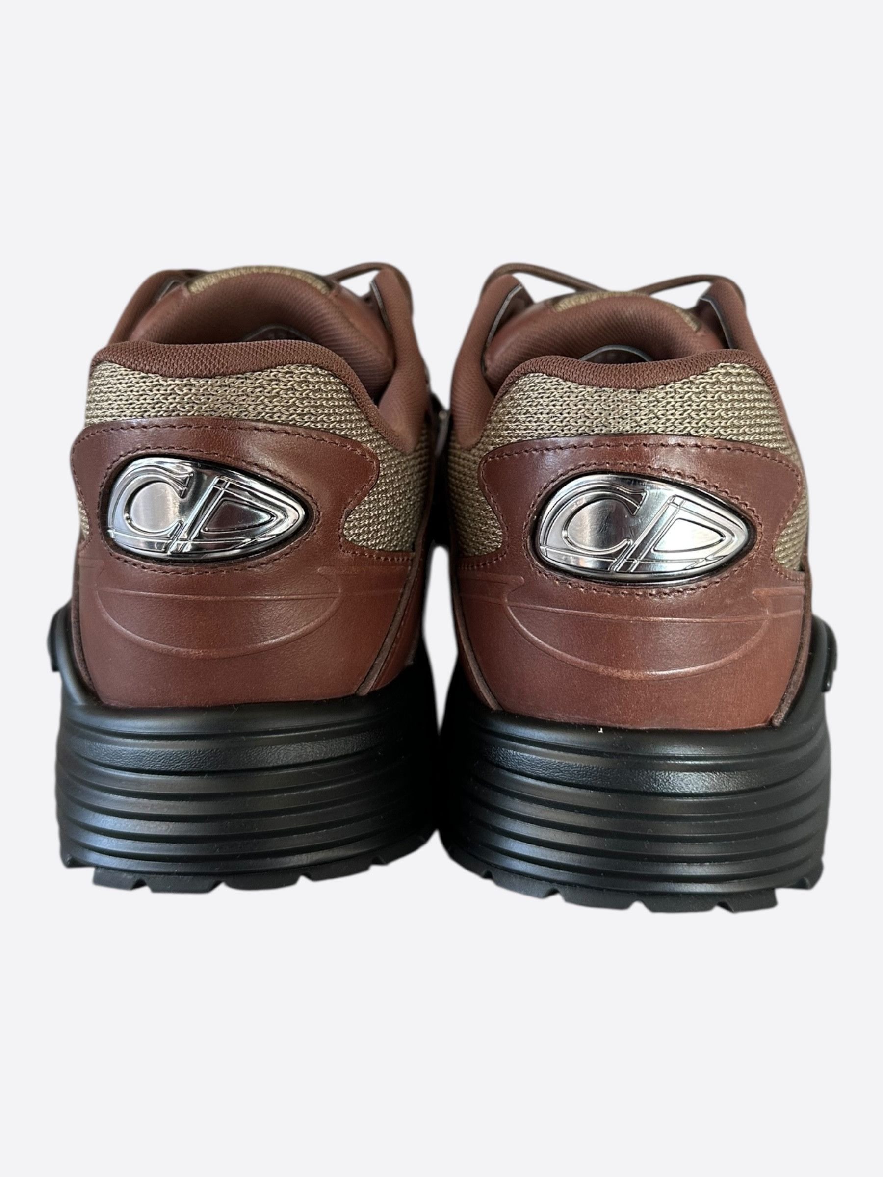 Dior Dior Brown & Black Leather B30 Sneakers Size US 10 / EU 43 - 4 Thumbnail