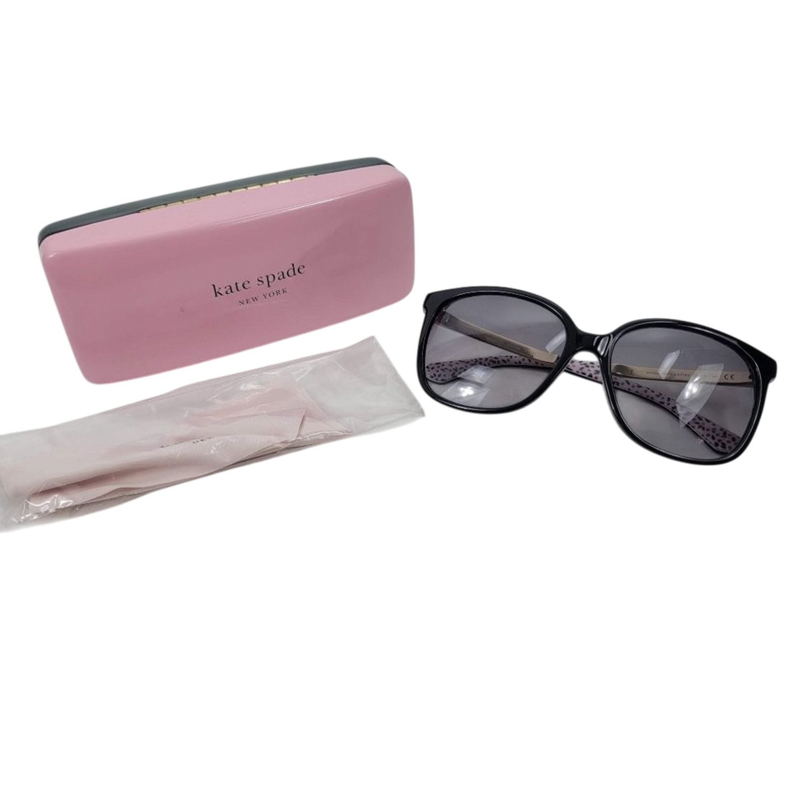Kate Spade NEW Kate Spade Mckenzee Sunglasses Square Black Size 57,17 Size ONE SIZE - 2 Thumbnail