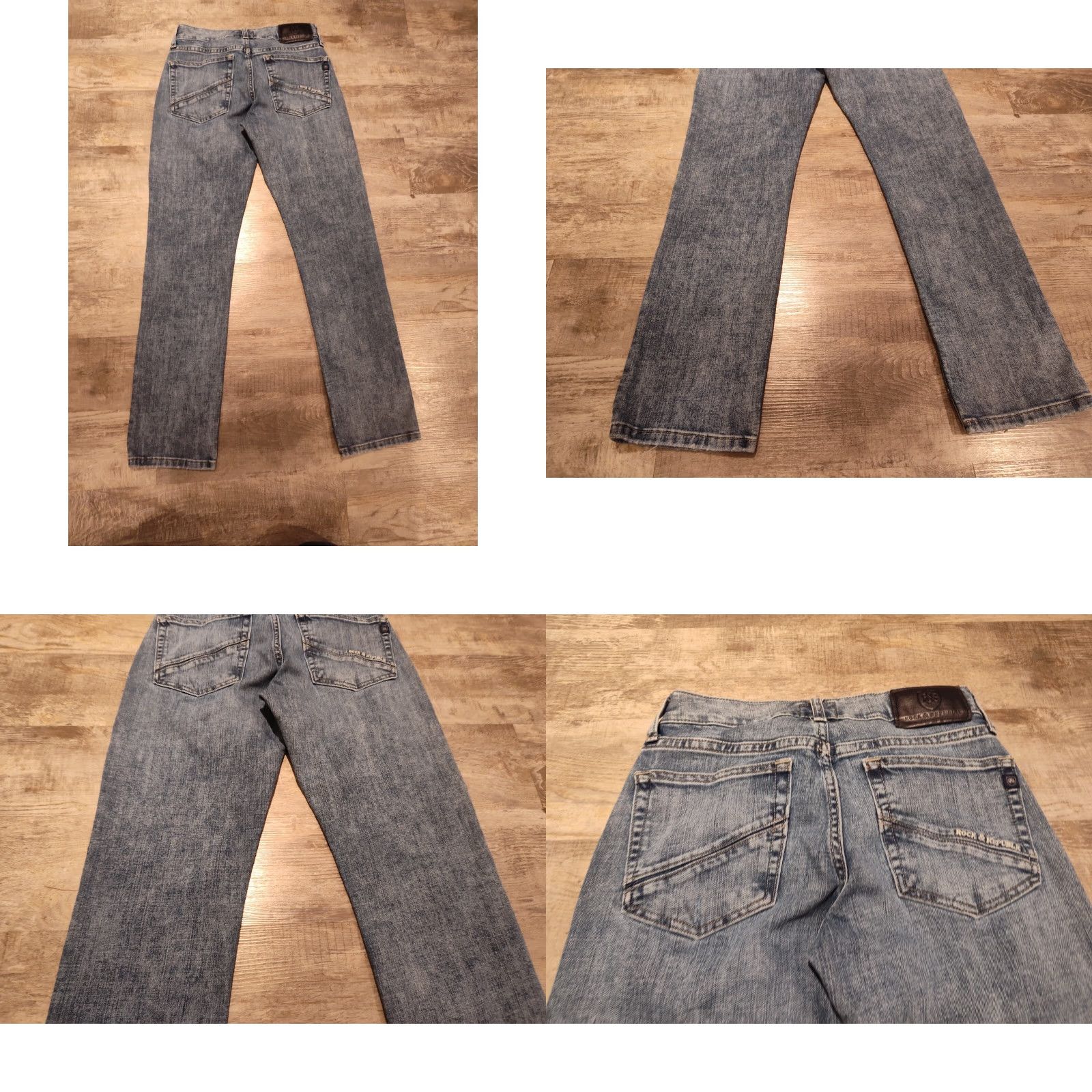 Vintage VINTAGE Rock & Republic Slim Straight Jeans Men 29x32 Medium Wash Denim Blue 90s? Size US 29 - 10 Thumbnail