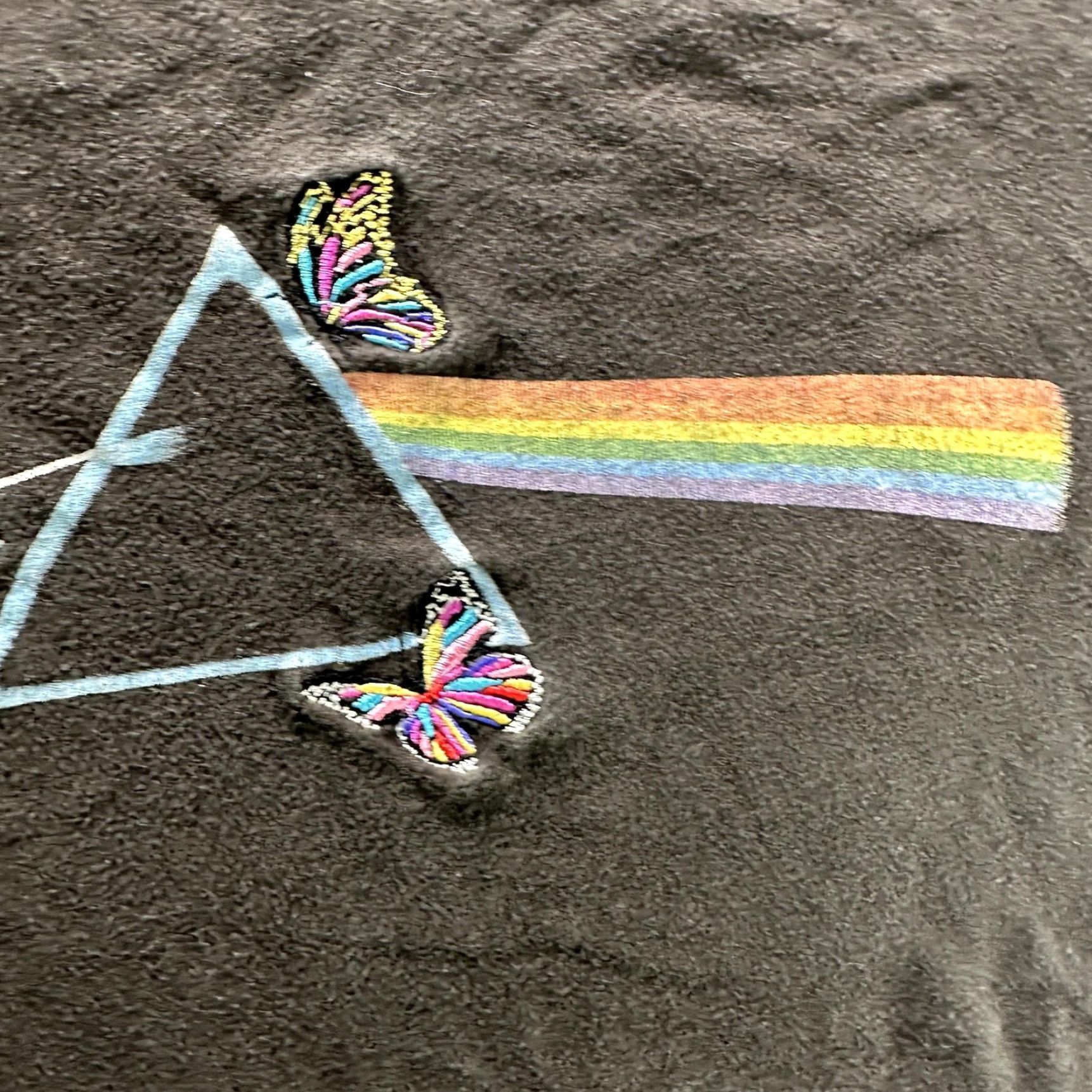 Cotton On Pink Floyd Shirt Womens Medium Black Cotton On Dark Side Butterfly Graphic Tee Size M / US 6-8 / IT 42-44 - 7 Thumbnail