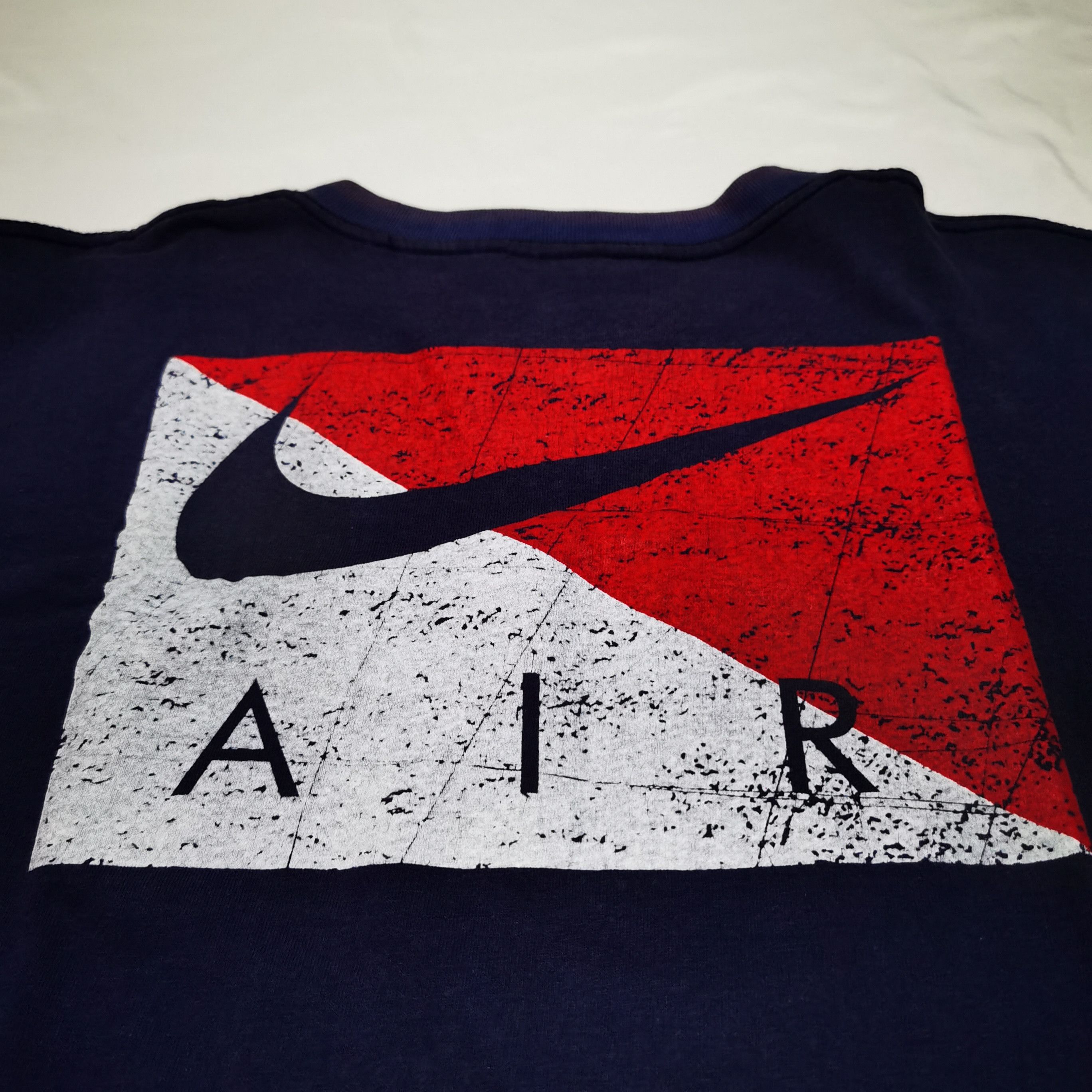 Nike Vintage 90s Nike Air Doublesided tshirt Size US M / EU 48-50 / 2 - 3 Thumbnail
