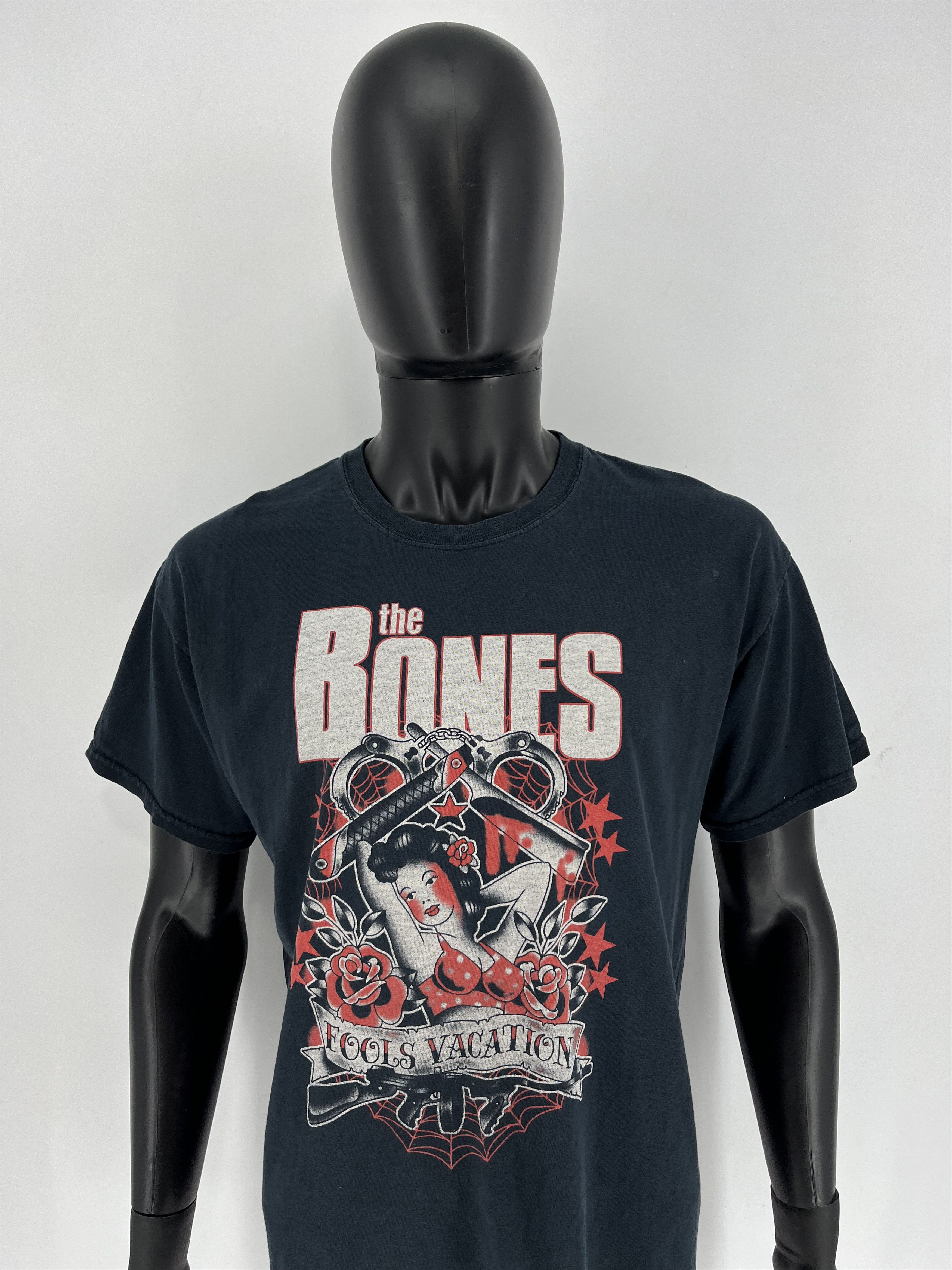Band Tees The Bones Rock T-Shirt Vintage Anvil Size M Black Size US L / EU 52-54 / 3 - 1 Thumbnail