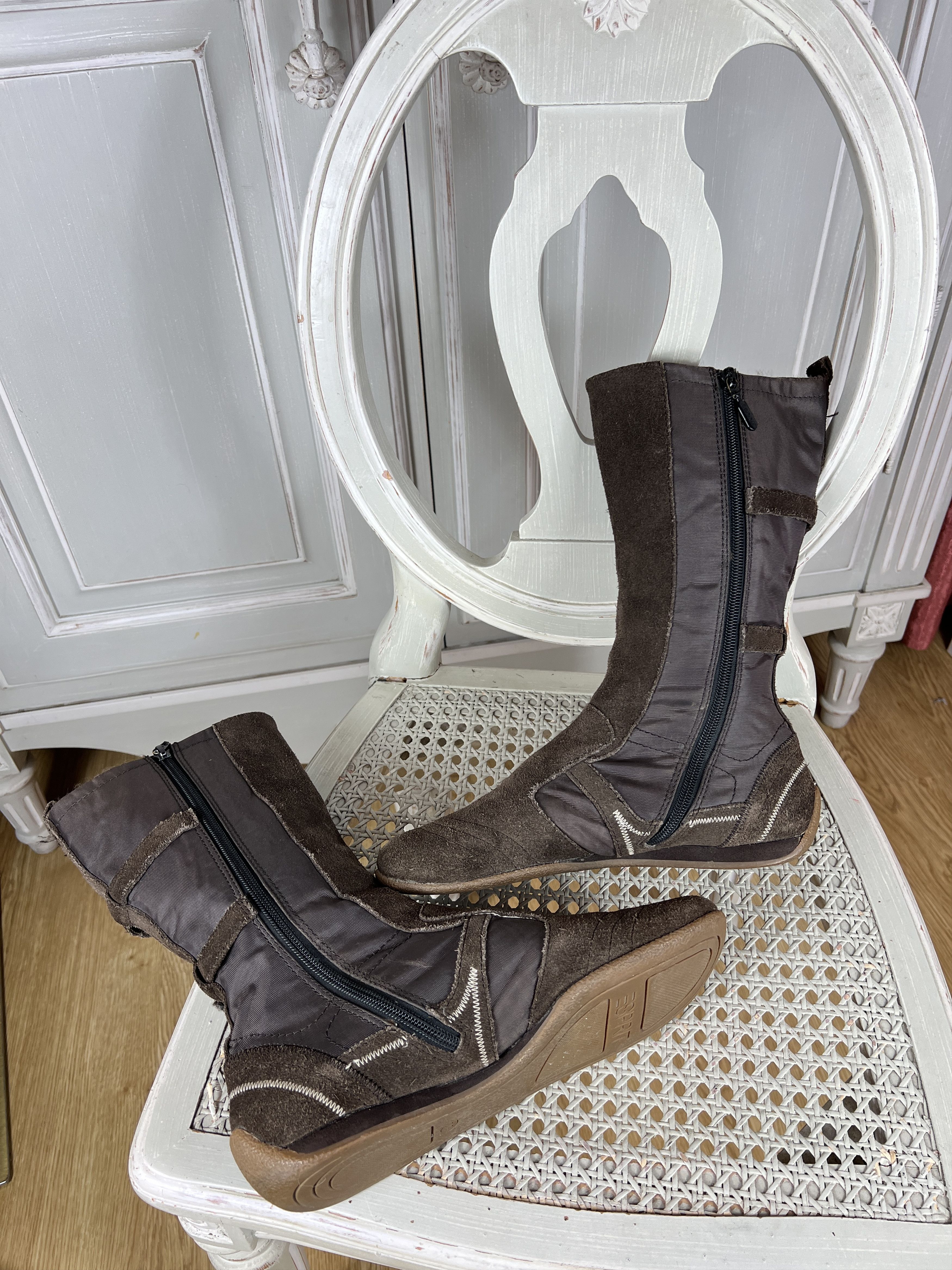 Esprit VINTAGE HIGHBOOTS BONDAGE ESPRIT MOTO RACING SHOES Size US 9 / IT 39 - 7 Thumbnail