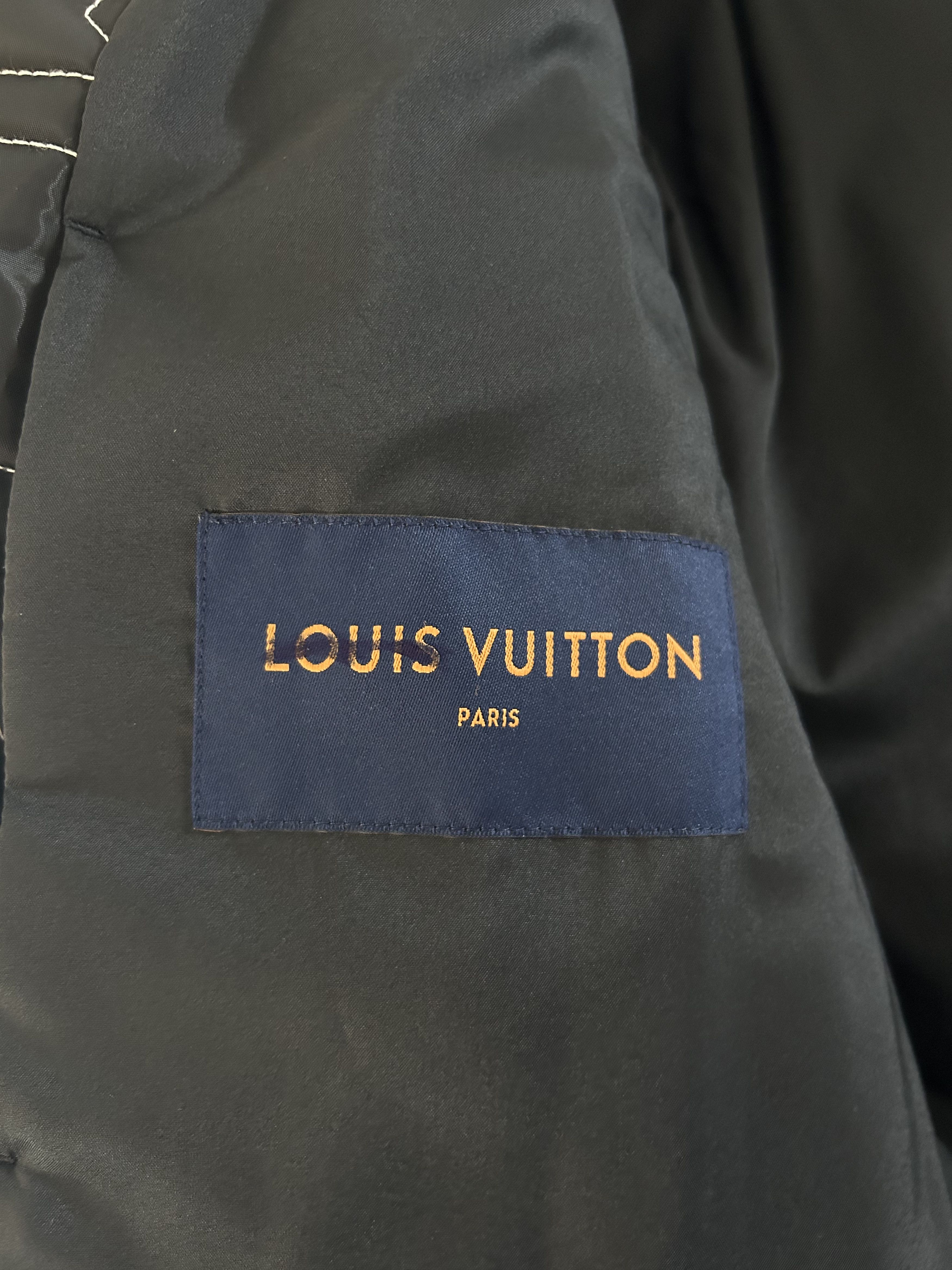 Louis Vuitton Louis Vuitton Black & White Snow Capsule Puffer Jacket Size US XL / EU 56 / 4 - 3 Thumbnail