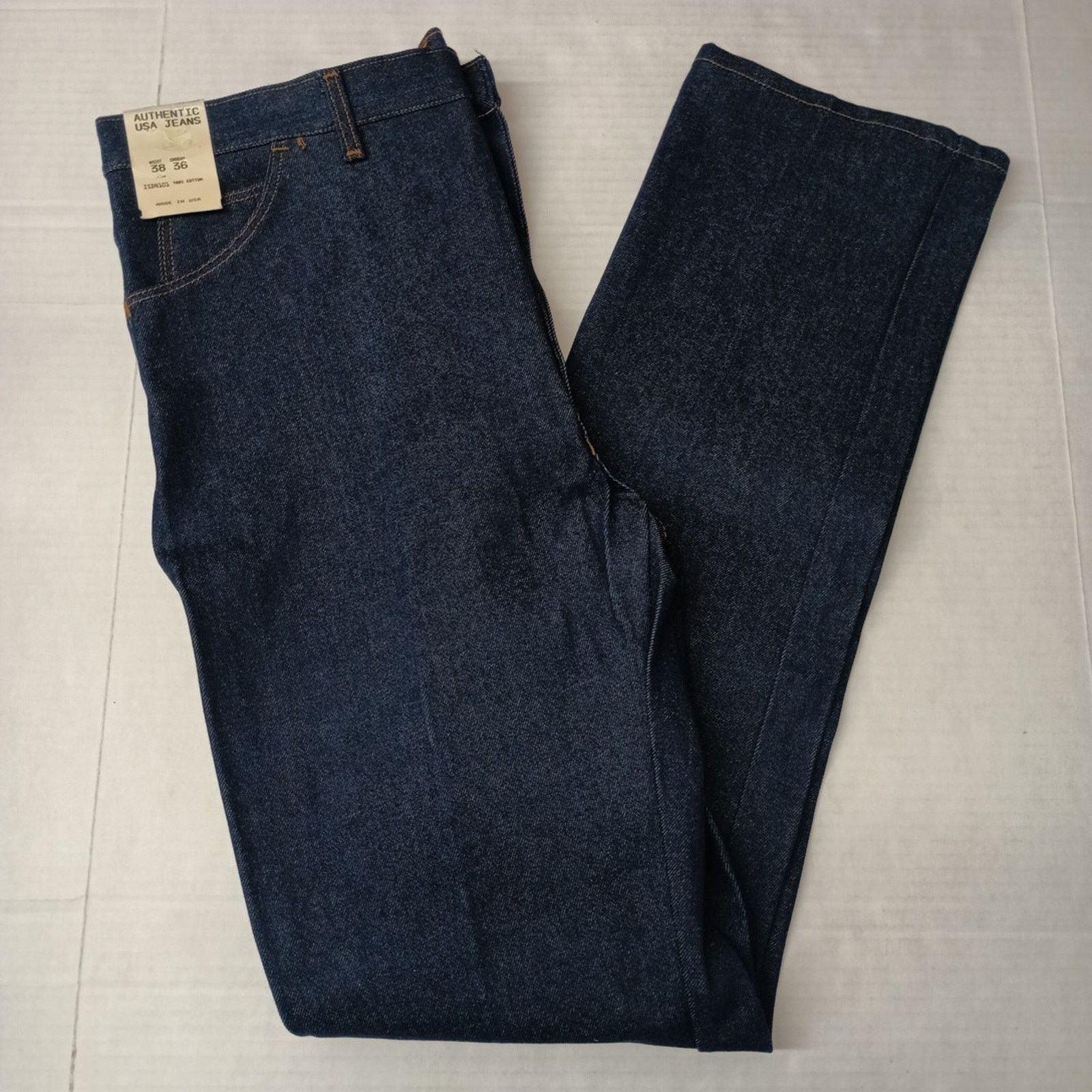Other Vintage Mister Joe Jeans Men's Size 38x36 Blue Straight Leg Size US 38 / EU 54 - 1 Thumbnail