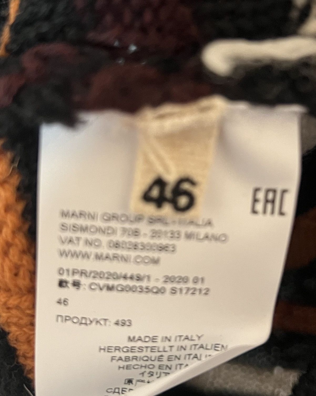 Marni Marni multicolour sweater Size US S / EU 44-46 / 1 - 4 Thumbnail