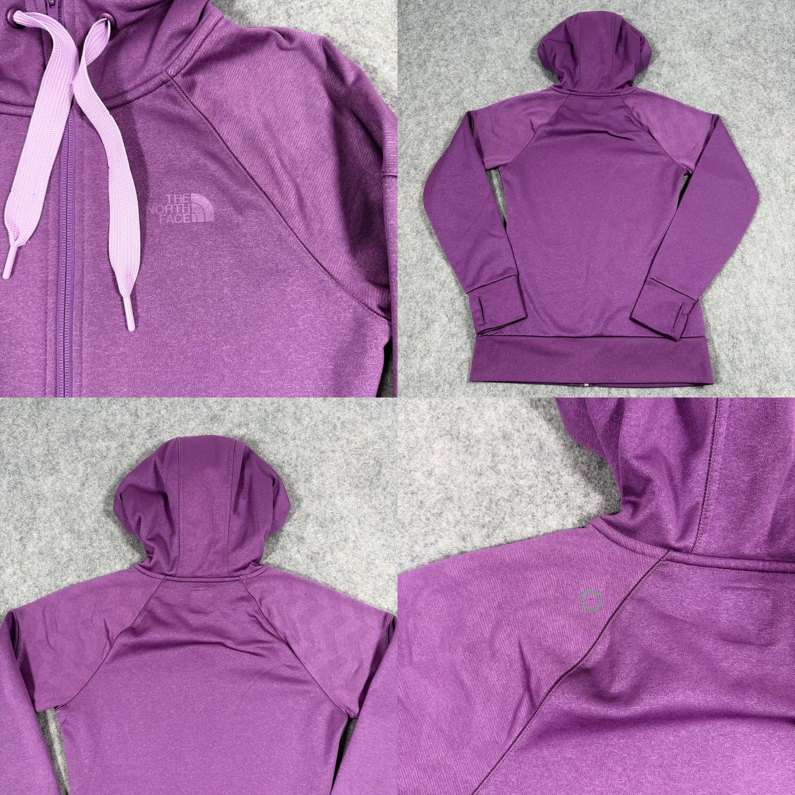 The North Face The North Face Lined Full Zip Fleece Hooded Jacket Purple XS Women's Jacket, Purple, The North Face, Hooded, Full Zip, Fleece, XS, Women Size XS / US 0-2 / IT 36-38 - 11 Thumbnail