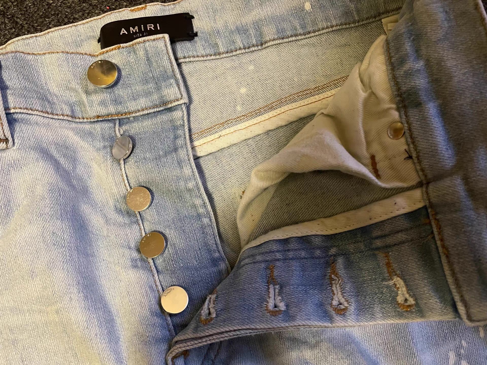 Amiri Amiri destroyed high-street jeans Q4 Size US 32 / EU 48 - 6 Thumbnail