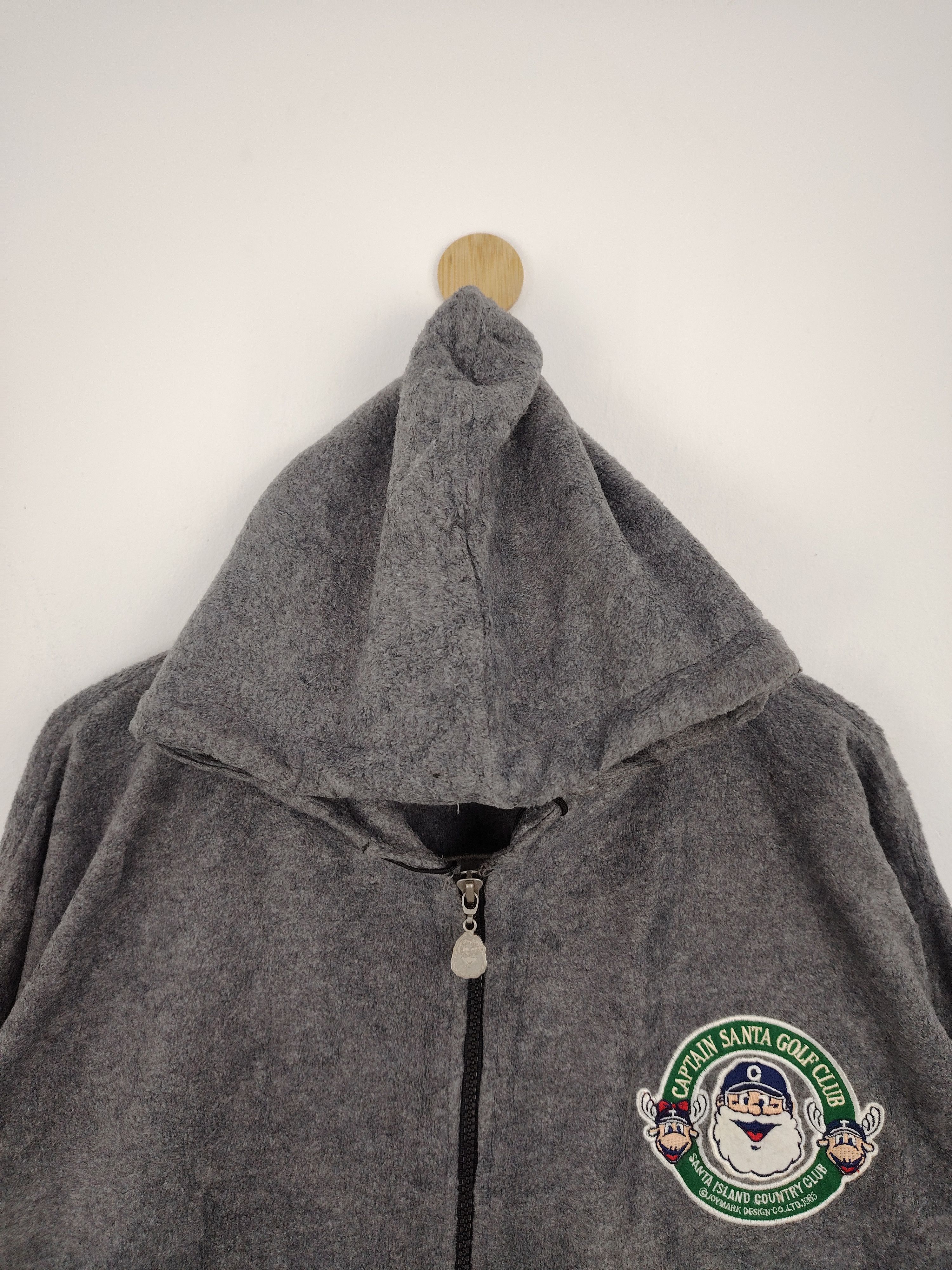 Japanese Brand Vintage Captain Santa Golf Club Fleece Zipper Jacket MJ0040Z Size US M / EU 48-50 / 2 - 2 Thumbnail