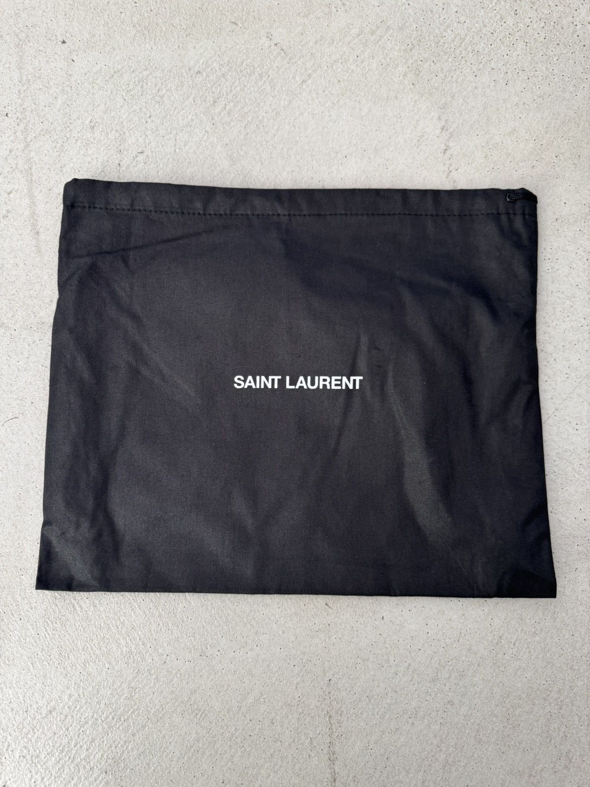 Saint Laurent Paris × Yves Saint Laurent Saint Laurent Black Cloth Lined Dust Bag 14"x11.5" Size ONE SIZE - 1 Thumbnail