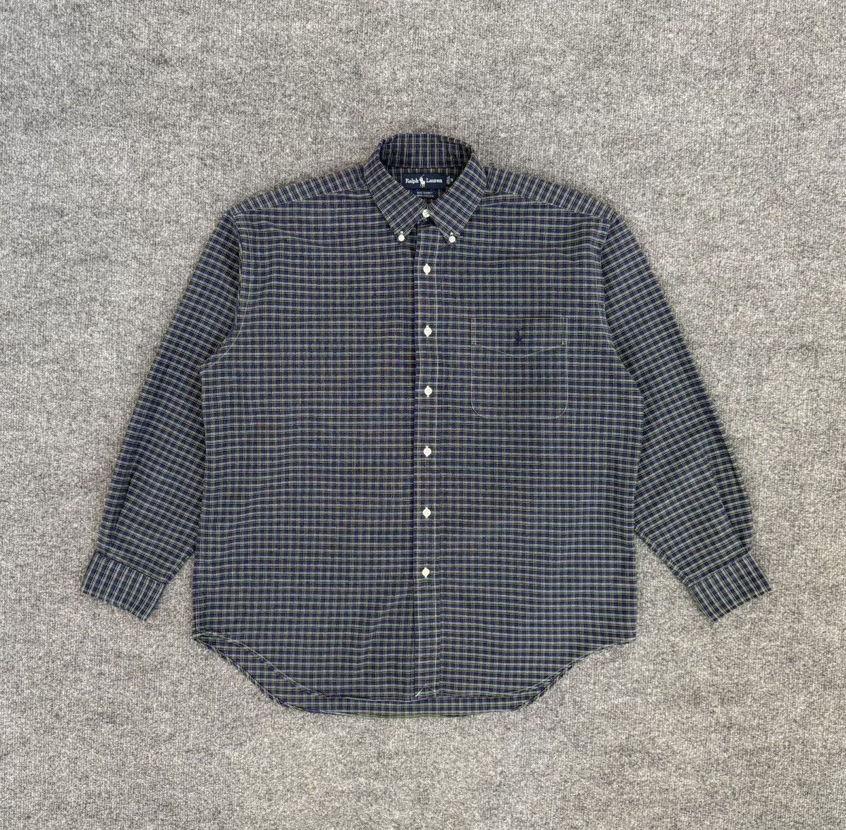 Ralph Lauren Vintage Polo Ralph Lauren Big Shirt Plaid Button Down Size US M / EU 48-50 / 2 - 1 Thumbnail