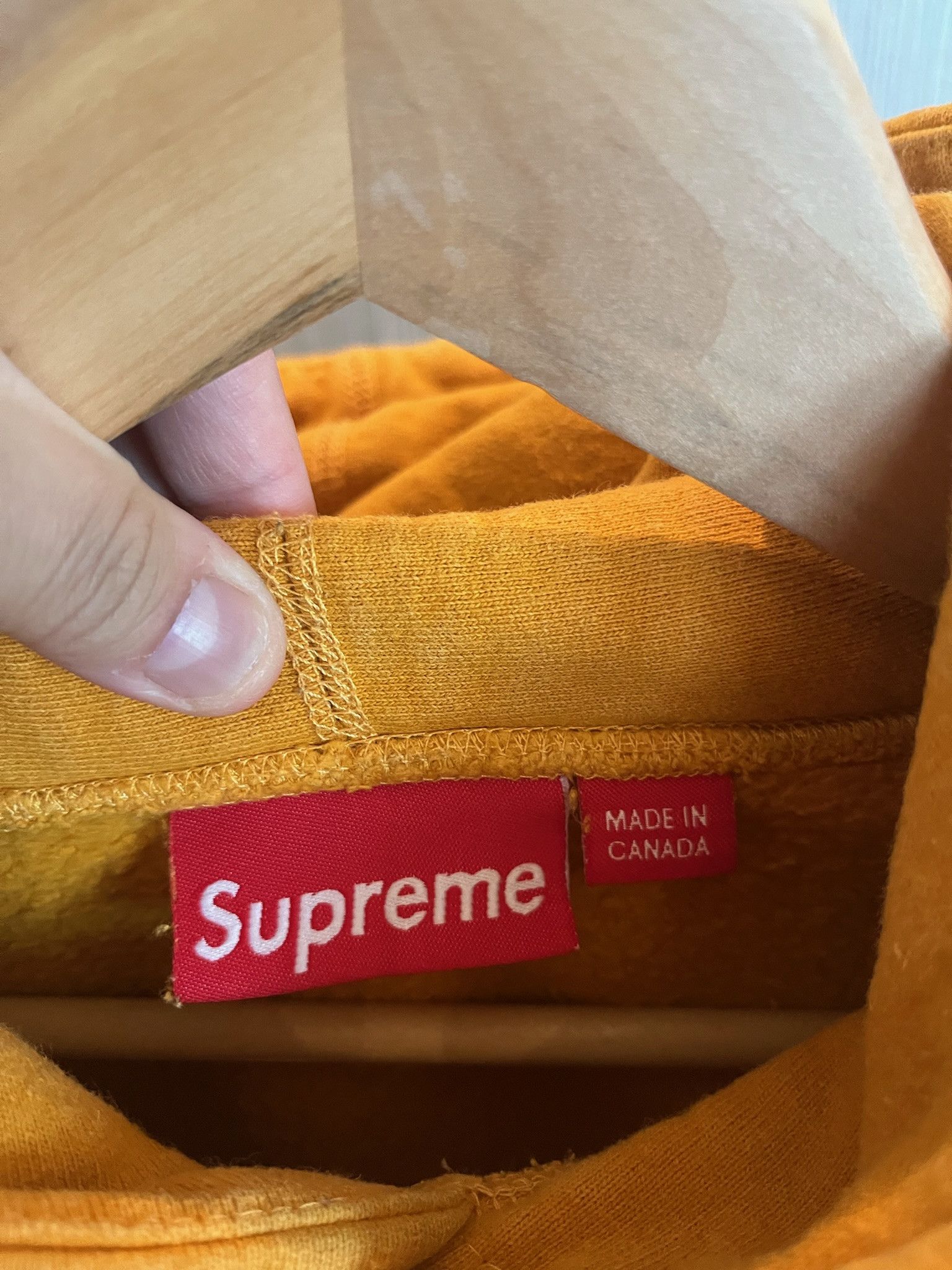 Supreme Supreme Mustard Yellow 2011 Box Logo Hoodie Size US M / EU 48-50 / 2 - 3 Thumbnail