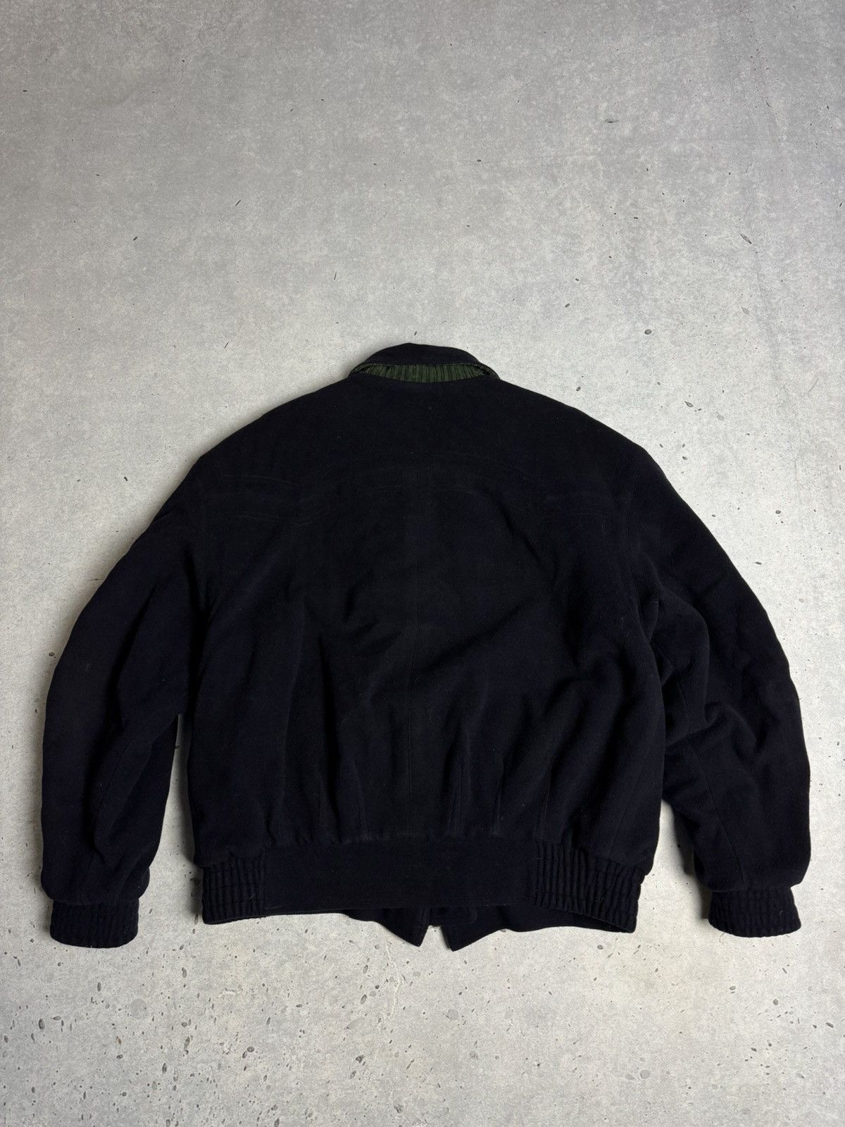 Hugo Boss Vintage 90s Hugo Boss Wool Cashmere Bomber Jacket Size US XL / EU 56 / 4 - 5 Thumbnail