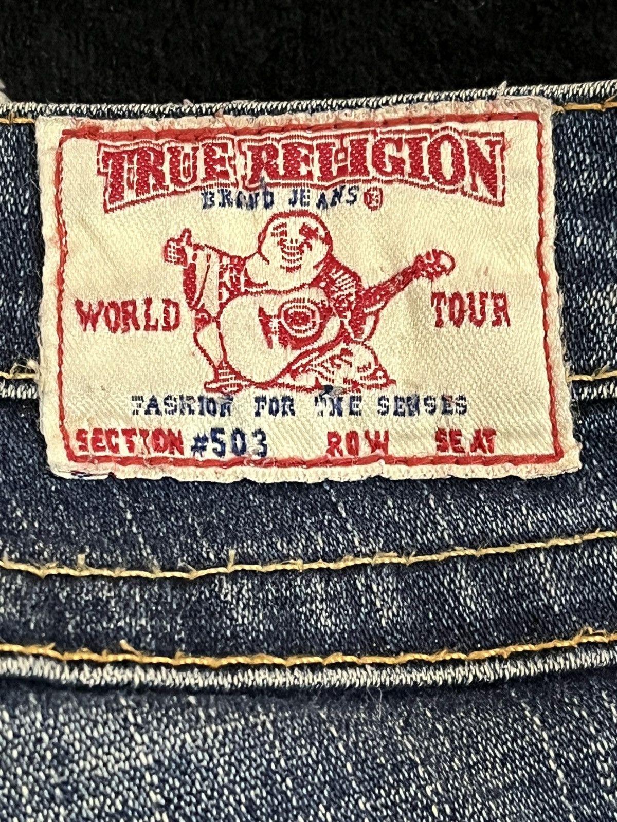 True Religion Vintage True Religion Joey Flare Clawmark Denim Size US 26 / EU 42 - 11 Thumbnail