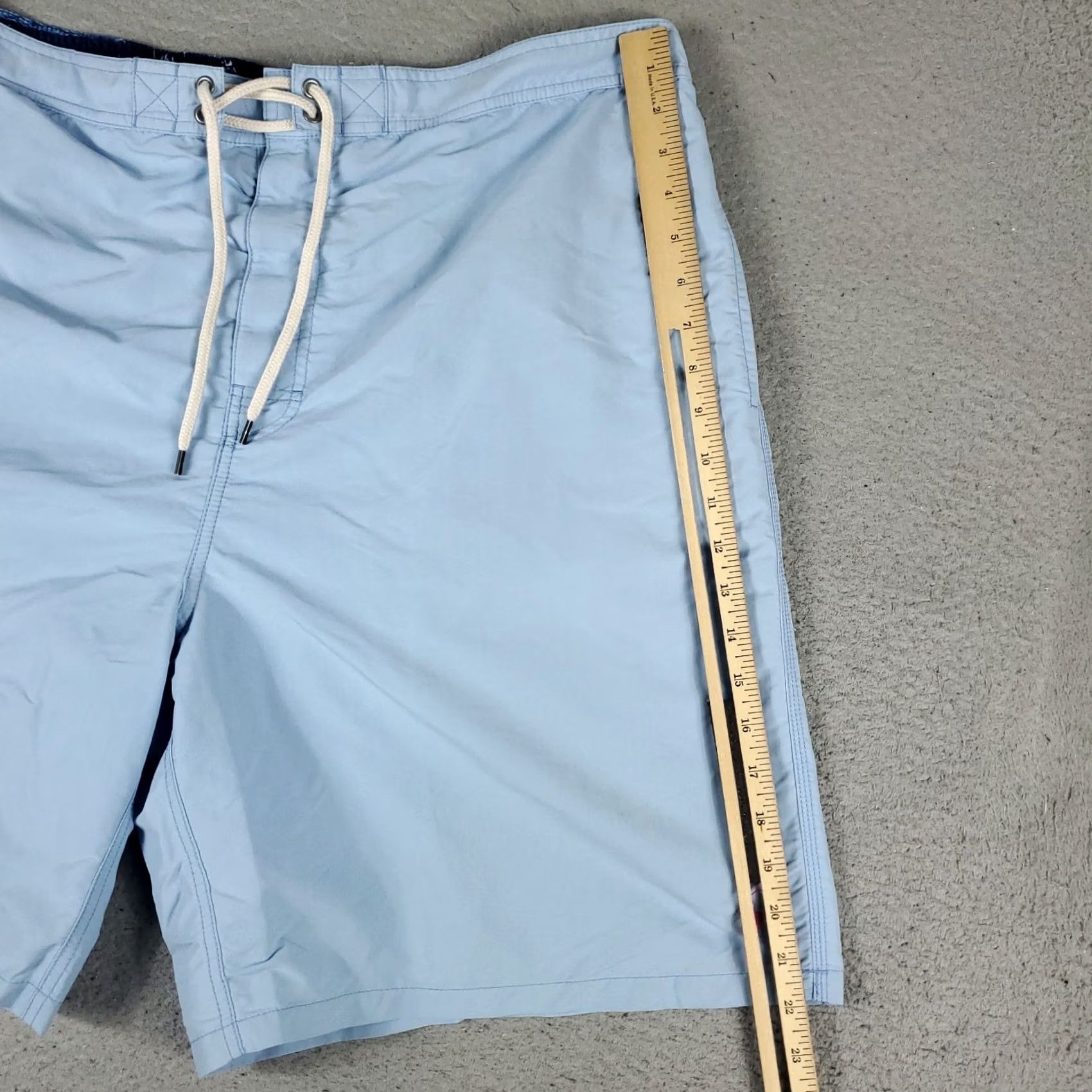 Polo Ralph Lauren Ralph Lauren Mens 2XLT Light Blue Pony Lace Tie Board Shorts Swim Trunks Size US 39 - 4 Thumbnail