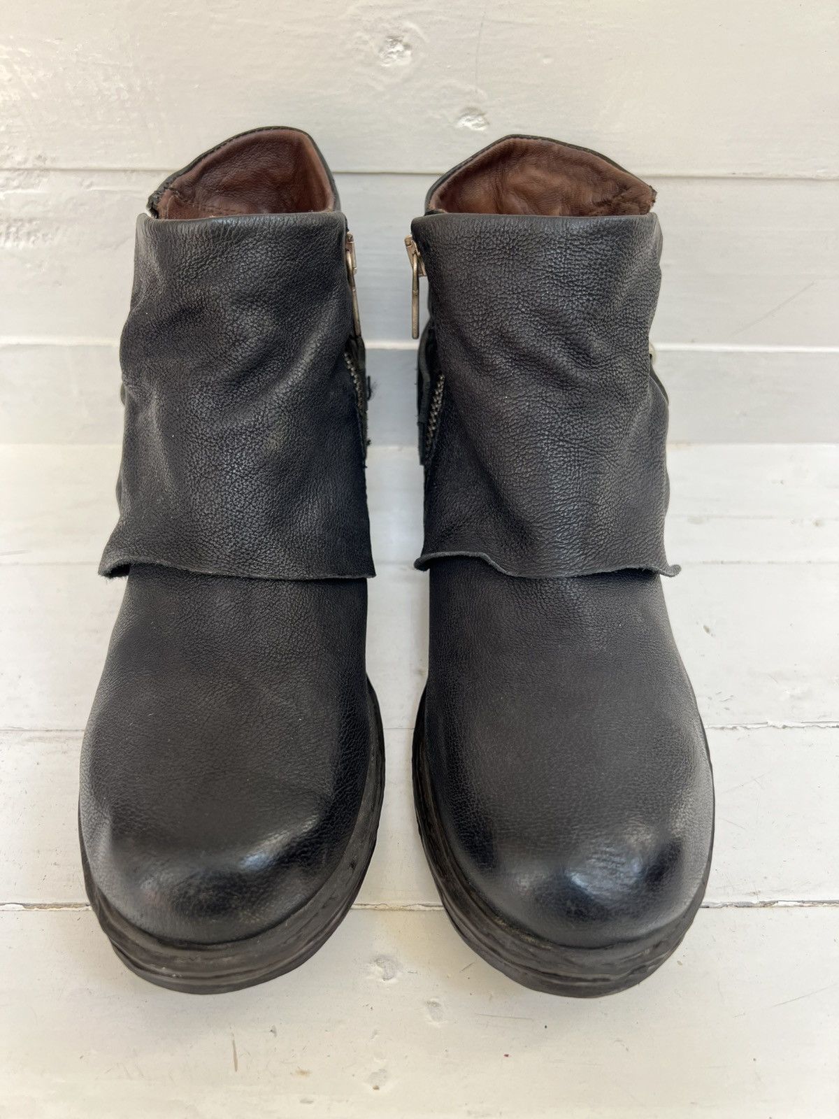 A.S.98 AS 98 Leather Boots Avant Garde KimRii x Guidi design Size US 7 / IT 37 - 5 Thumbnail