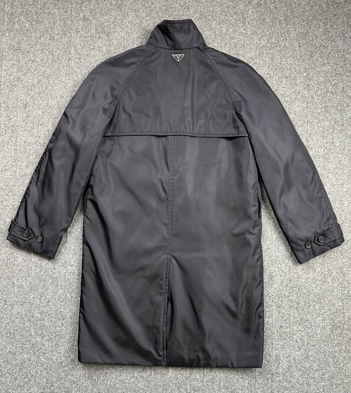 Prada Prada - Mac Zip-Up Nylon Coat - Emblem Logo With Neck Strap Size US M / EU 48-50 / 2 - 2 Thumbnail