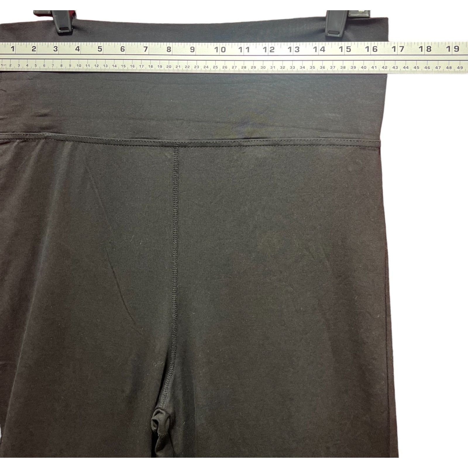 Other Faded Rose - Women's Stretch Wide Leg Pants - Black - Extra Size 34" / US 12 / IT 48 - 3 Thumbnail