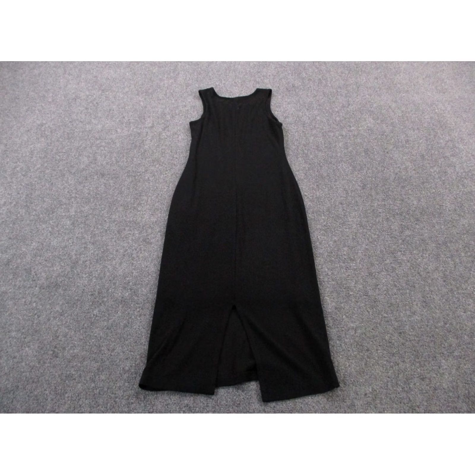 Marine Layer Marine Layer Dress Womens S Black Midi Casual Sleeveless Knit Crew Neck Tank Dress Bodycon Womens Black 90s Preppy Style Retro? Size S / US 4 / IT 40 - 7 Thumbnail
