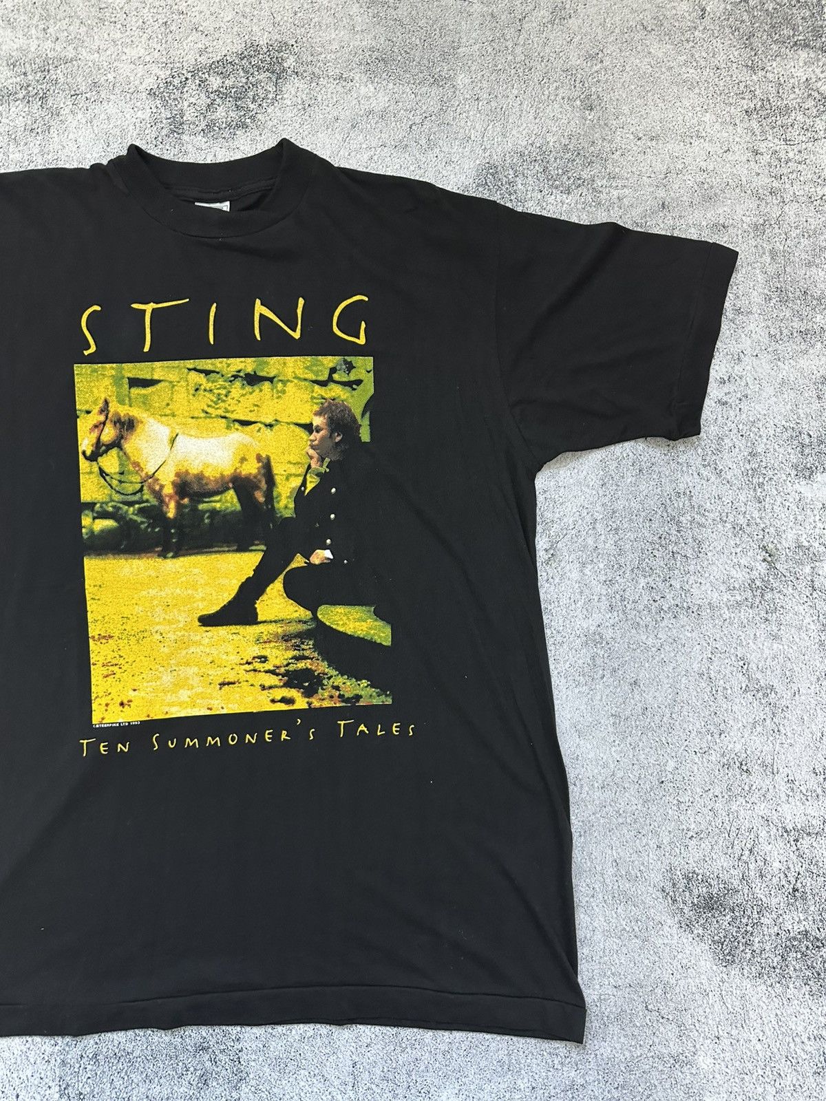 Band Tees Vintage Sting 1993 T-shirt Ten Summoner’s Tales World Tour Size US L / EU 52-54 / 3 - 4 Thumbnail