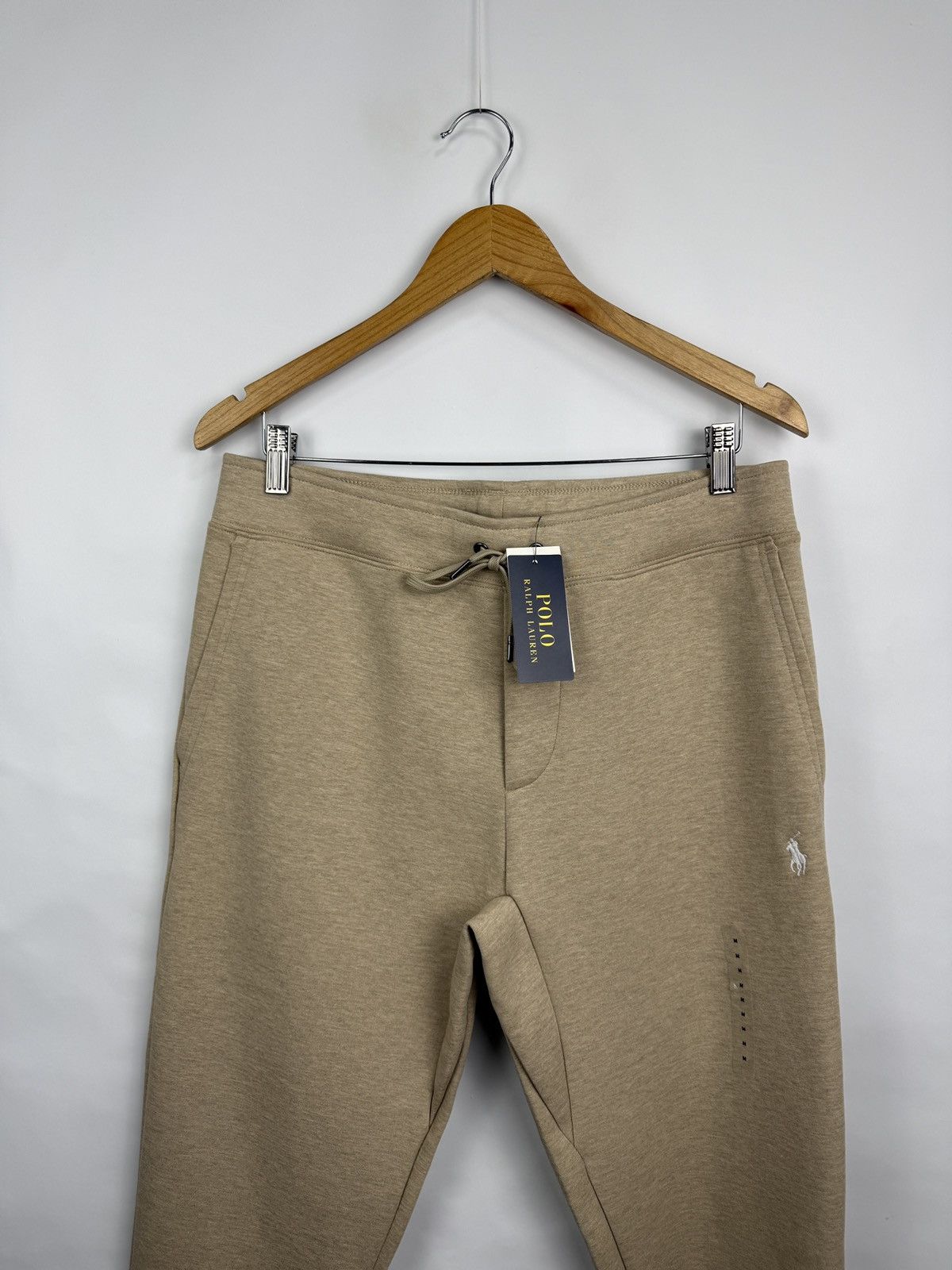 Polo Ralph Lauren 🇺🇸 NWT❗️Polo Ralph Lauren Luxury Double-Knit Jogger Pant Beige Size US 32 / EU 48 - 8 Thumbnail
