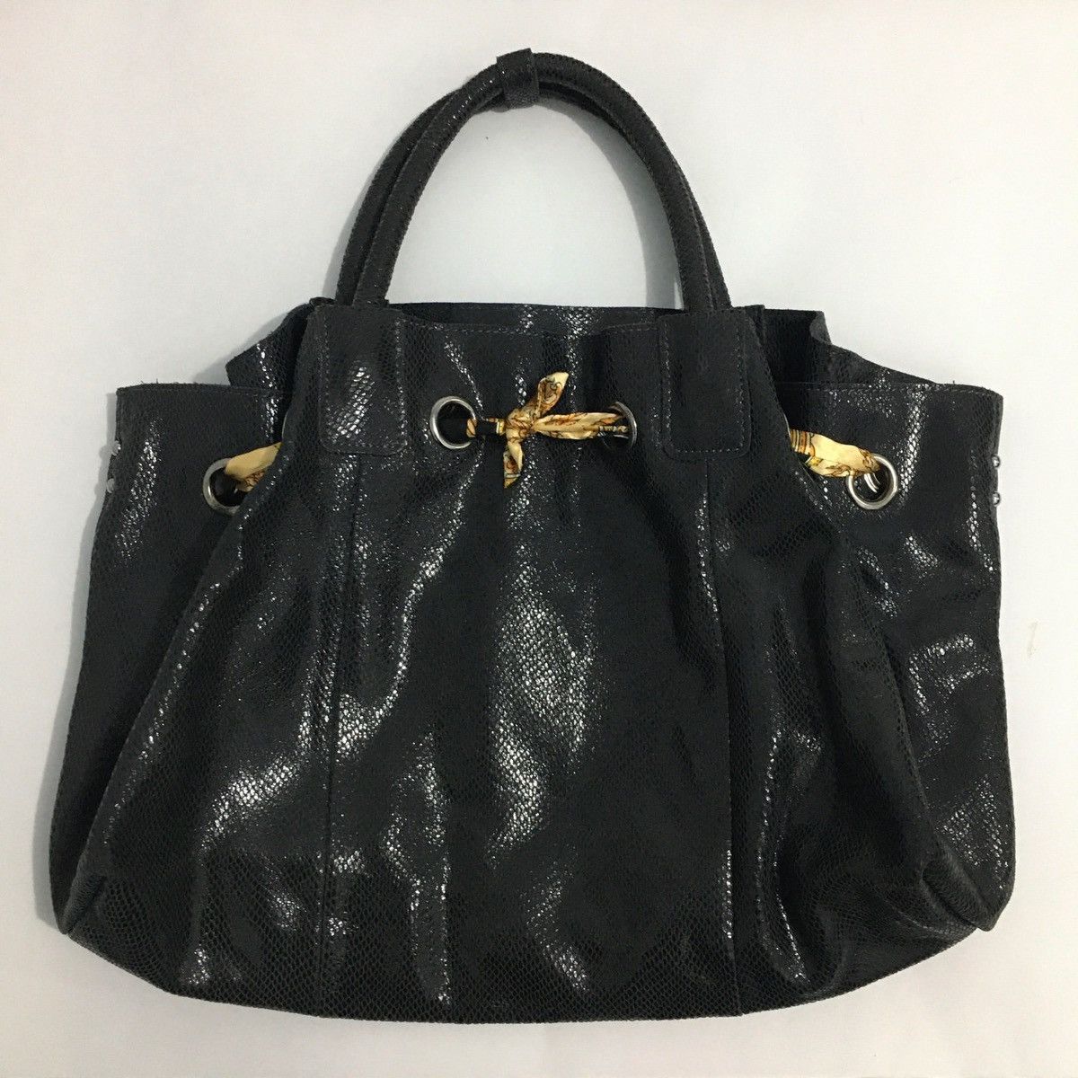 Marni Marni Big Buddha Faux Snake Skin Leather Shoulder Bag Size ONE SIZE - 1 Thumbnail