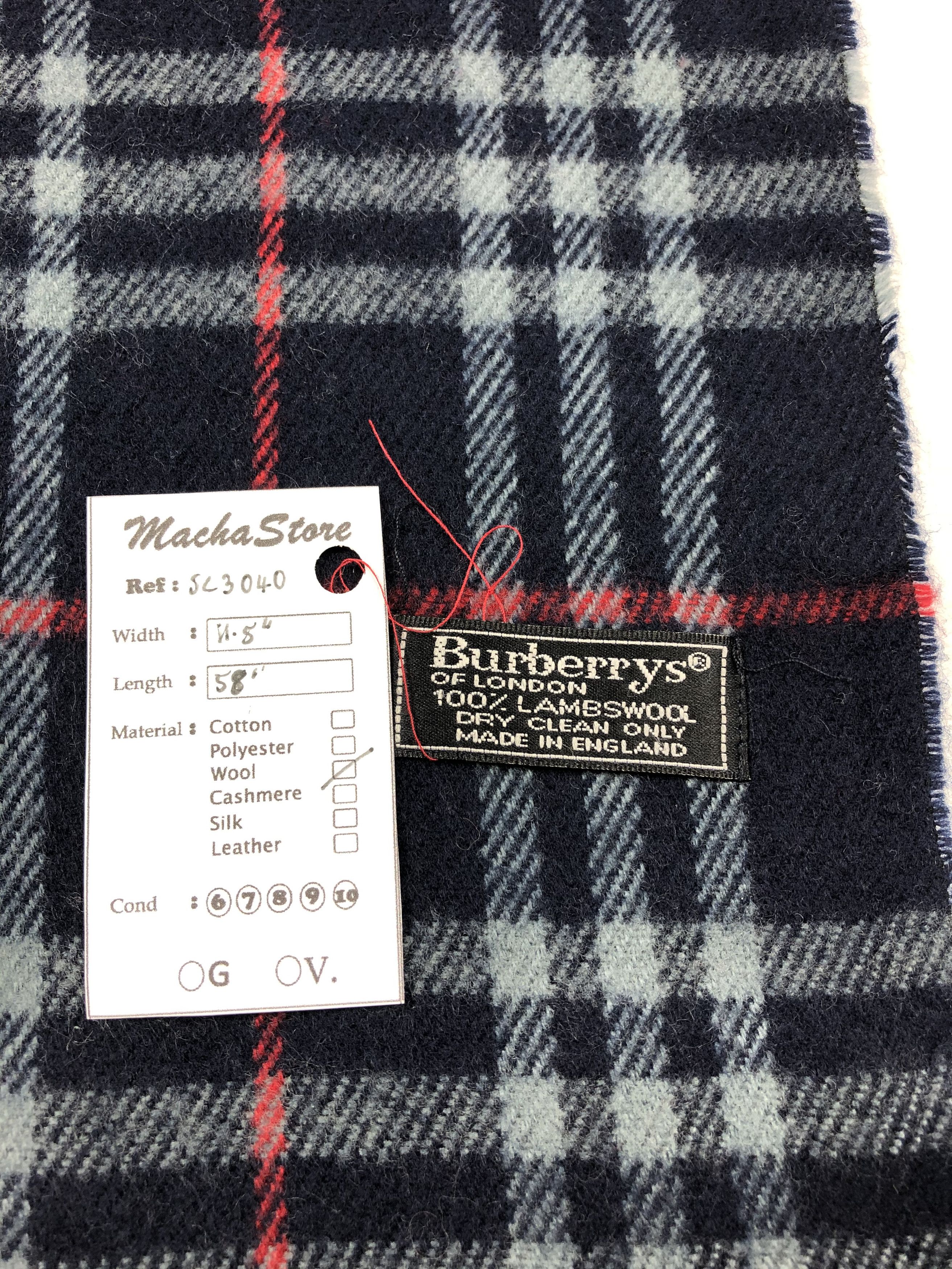 Burberry Burberry Lambswool Scarf / Muffler / Neckwear Size ONE SIZE - 3 Thumbnail