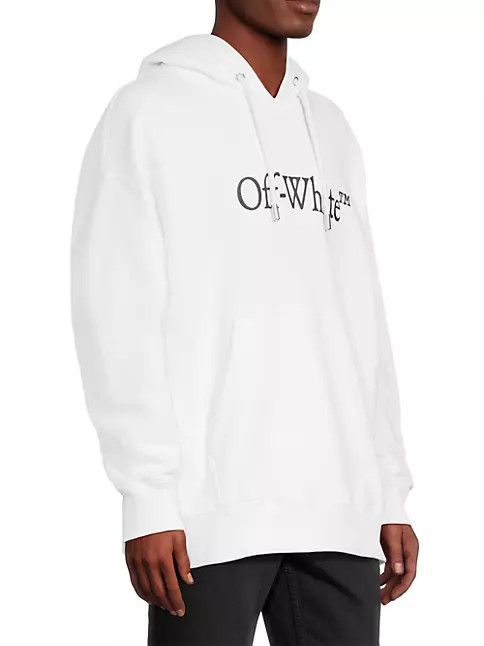 Off-White o1w1db10824 From Italy Skate Hoodie in White Size US L / EU 52-54 / 3 - 5 Thumbnail