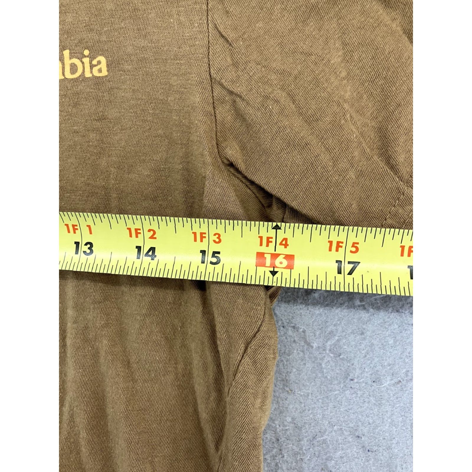 Jeep Columbia Men's T-Shirt Outdoor Jeep Mountains Cotton Short Sleeve Crew Neck Brown Size S Size US S / EU 44-46 / 1 - 3 Thumbnail