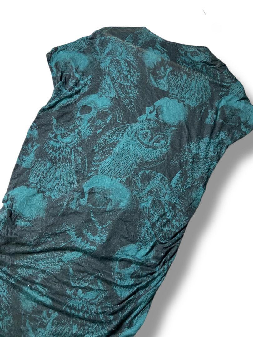Hysteric Glamour Vintage HYSTERIC GLAMOUR Skull Print Shirts (135) Size US XXS / EU 40 - 2 Thumbnail