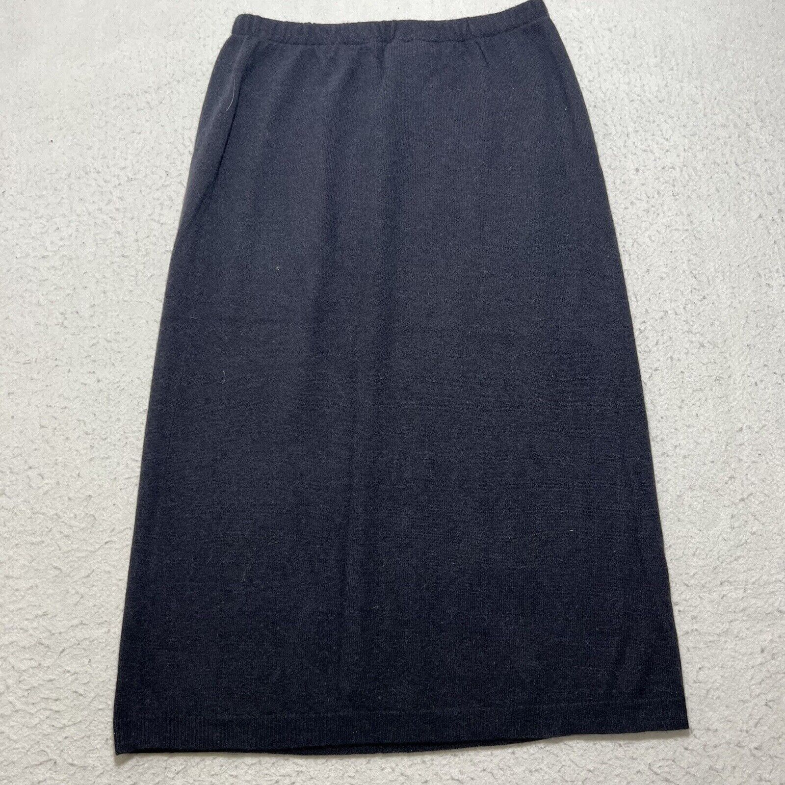 Vintage Vintage Tiano Lambswool Rabbit Hair Blend A-Line Blue Skirt Size 30" / US 8 / IT 44 - 5 Thumbnail