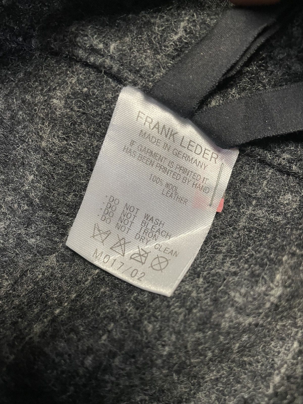 Frank Leder Frank Leder Leather Detail Workwear Wool Jacket Rare Size US S / EU 44-46 / 1 - 6 Thumbnail