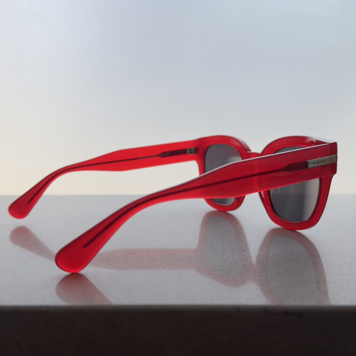 Amiri Amiri Red Sunglasses Size ONE SIZE - 2 Thumbnail